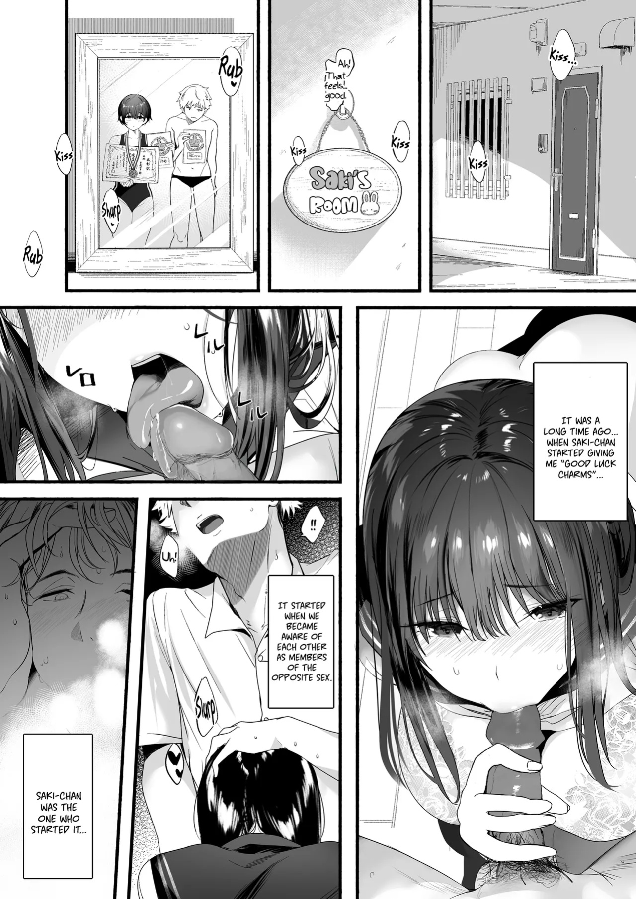 [Kansai Gyogyou Kyoudou Kumiai (Marushin)] Suieibu no Seisokei Osananajimi ga DQN ni Moteasobareru Ichibushijuu | The Whole Story of My Neat Childhood Friend in the Swimming Club Being Toyed With by a Dumbass [Coffedrug] [Satansoft]