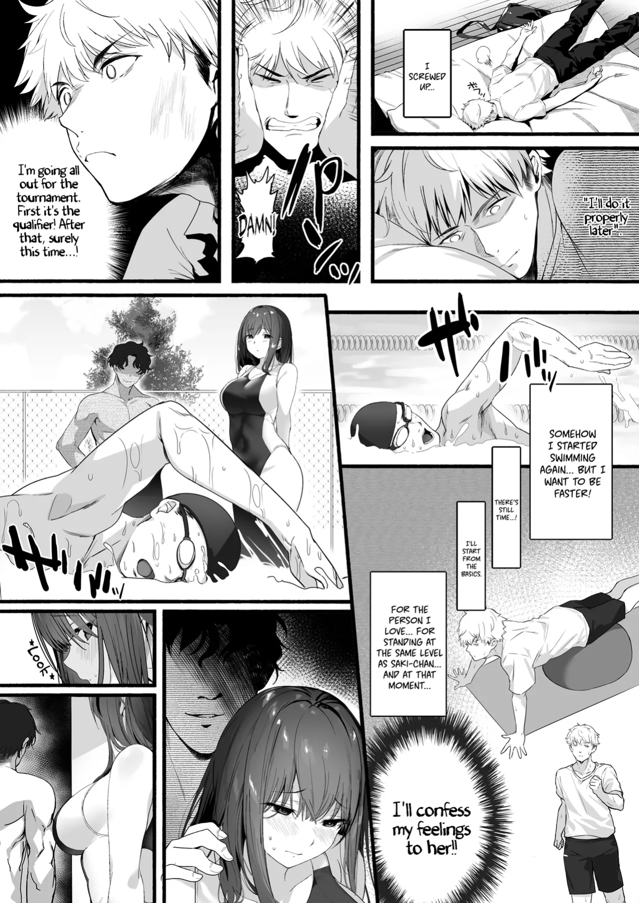 [Kansai Gyogyou Kyoudou Kumiai (Marushin)] Suieibu no Seisokei Osananajimi ga DQN ni Moteasobareru Ichibushijuu | The Whole Story of My Neat Childhood Friend in the Swimming Club Being Toyed With by a Dumbass [Coffedrug] [Satansoft]