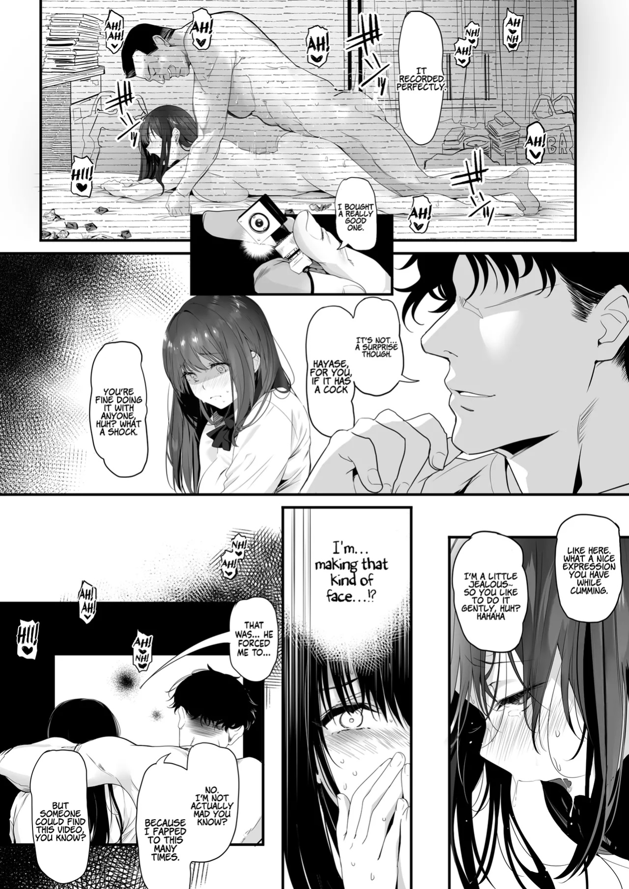 [Kansai Gyogyou Kyoudou Kumiai (Marushin)] Suieibu no Seisokei Osananajimi ga DQN ni Moteasobareru Ichibushijuu | The Whole Story of My Neat Childhood Friend in the Swimming Club Being Toyed With by a Dumbass [Coffedrug] [Satansoft]