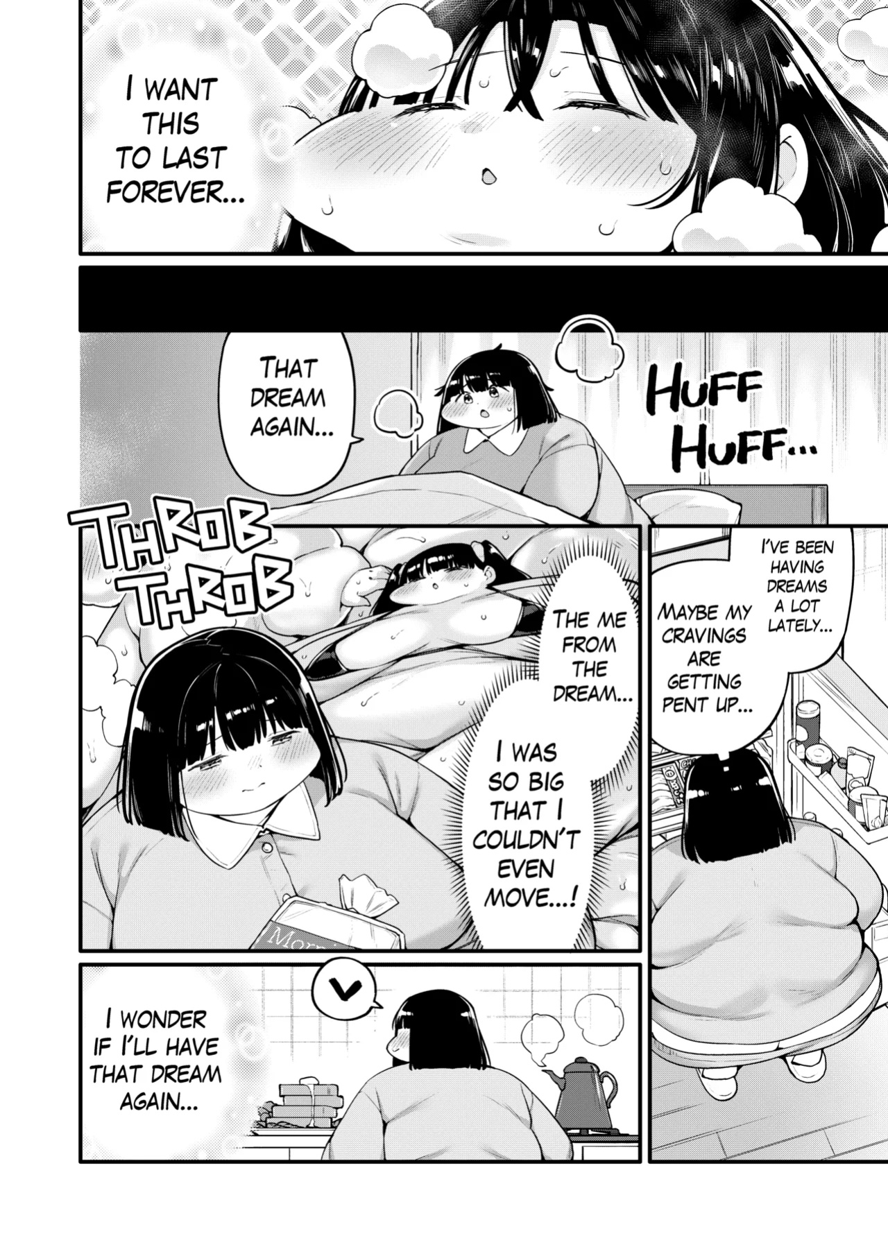 [fusa] Ayano's Weight Gain Diary: Dream! (Parts 1 + 2)