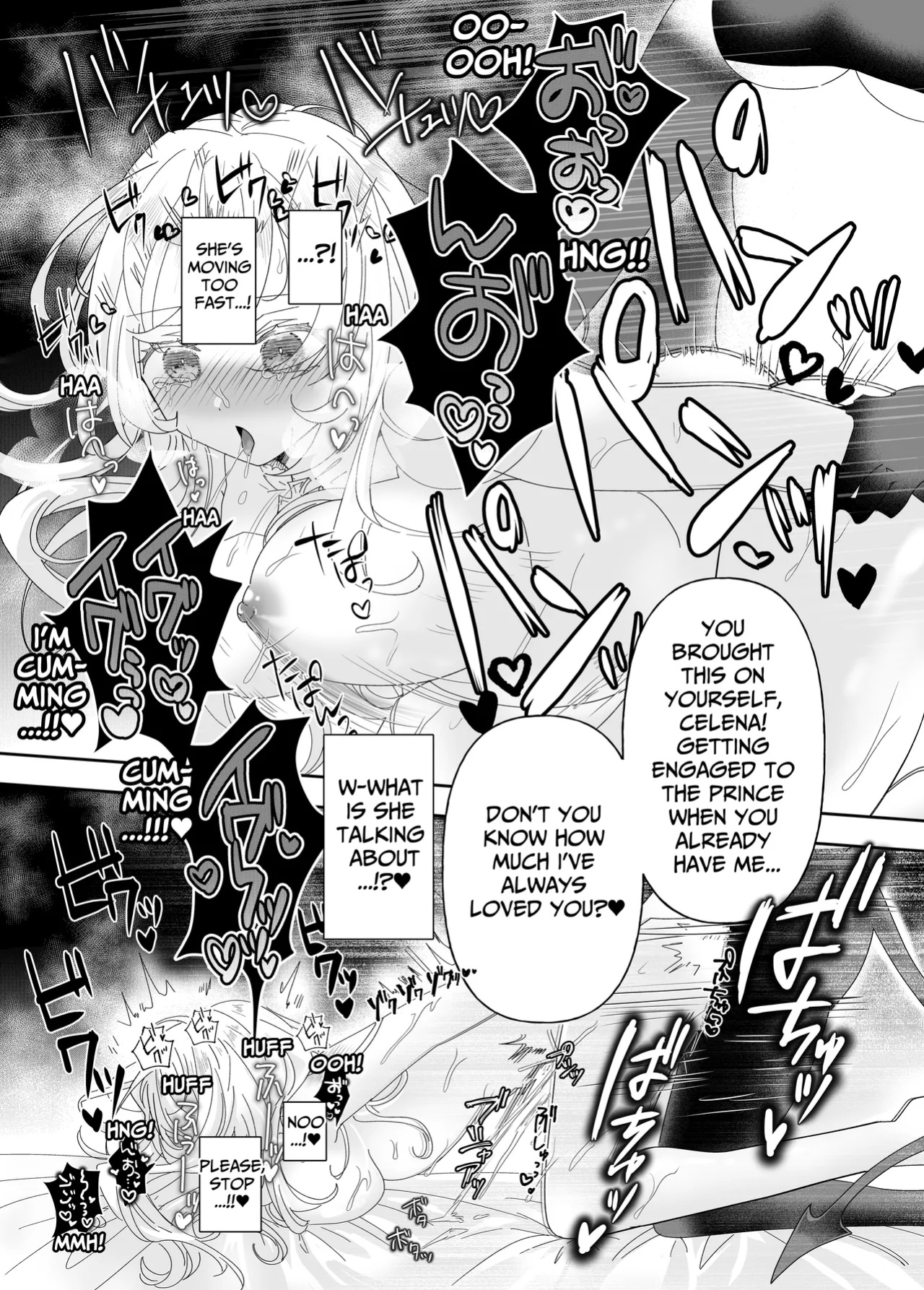 [Yuuyami Kiken Chitai (Sera Miyachi)] Tensei Cheat Seijo wa Les Inma ni Otosareru | Reincarnated Cheat Saintess Falls To A Lesbian Succubus [tsuyoshi]