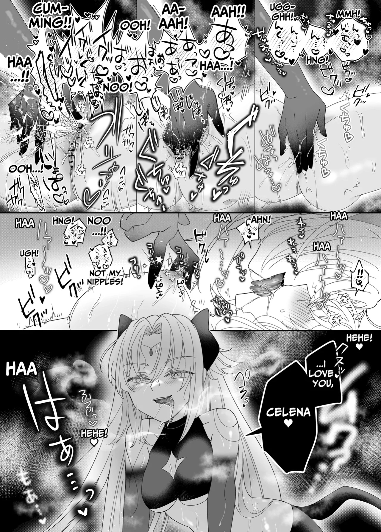 [Yuuyami Kiken Chitai (Sera Miyachi)] Tensei Cheat Seijo wa Les Inma ni Otosareru | Reincarnated Cheat Saintess Falls To A Lesbian Succubus [tsuyoshi]