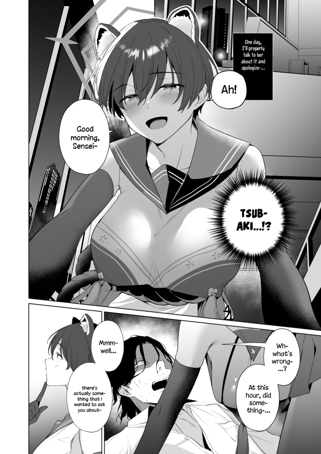 [Home Not Found (snhr, Fudisen)] Hontoni Watashi ga Neteru to Omotta? / Did You Really Think I Was Asleep? (Blue Archive)
