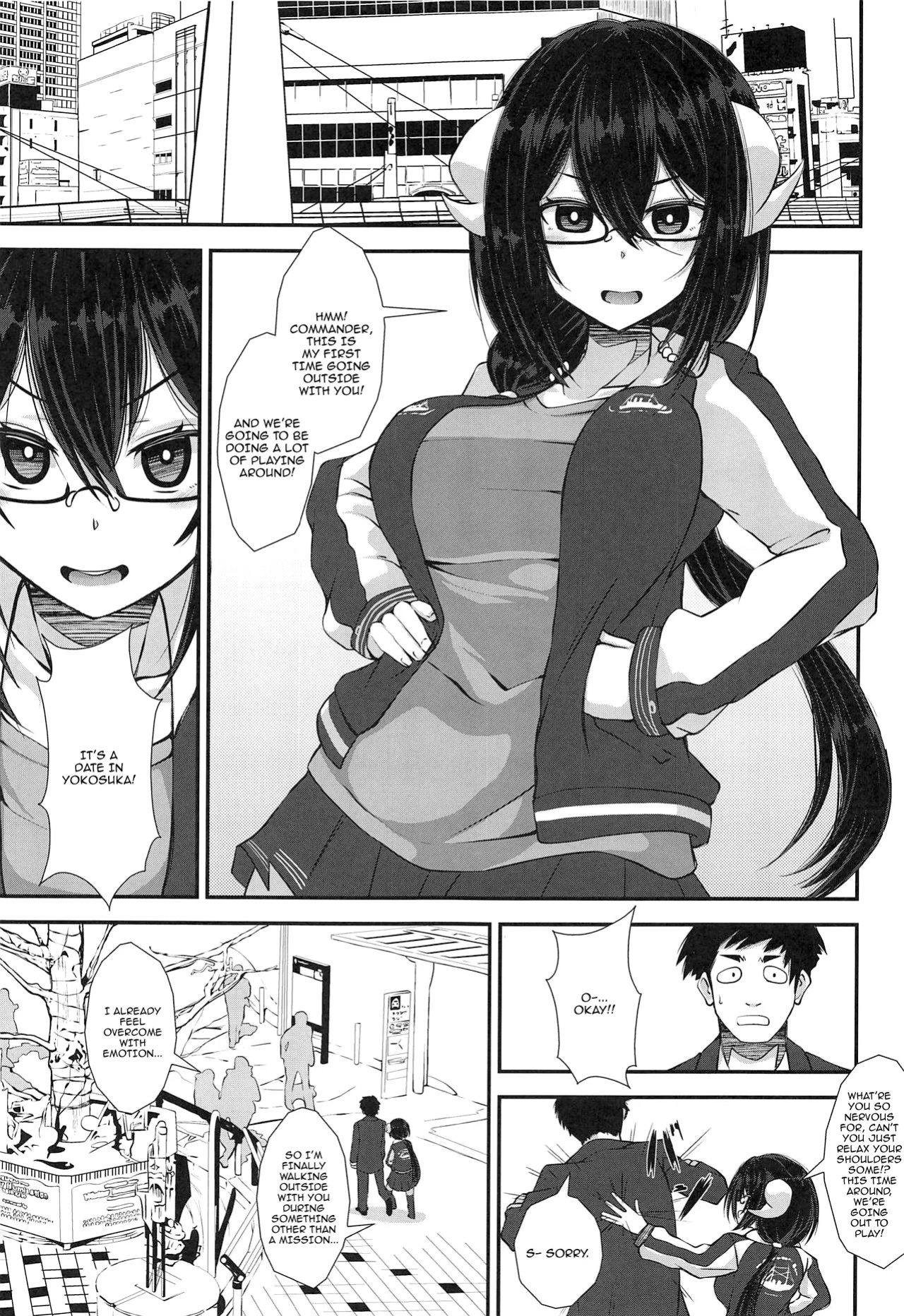 (COMIC1☆15) [Imagawatei (Imagawa Akira)] Mikasa to Yokosuka Daimankitsu! / Thoroughly Enjoying Mikasa and Yokosuka (Azur Lane)