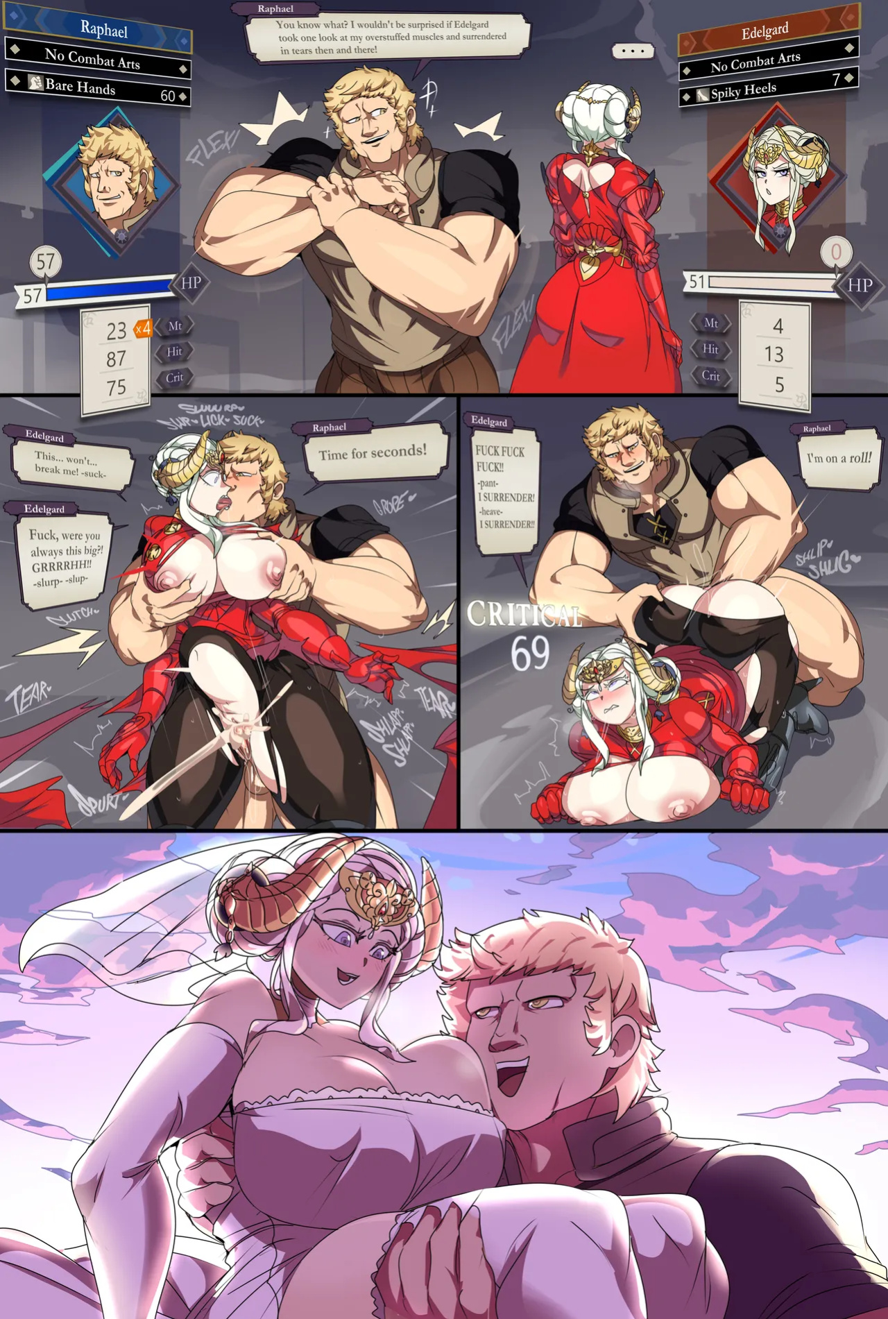 [CaptainKirb] Edelgard & Raphael (Fire Emblem: Three Houses)