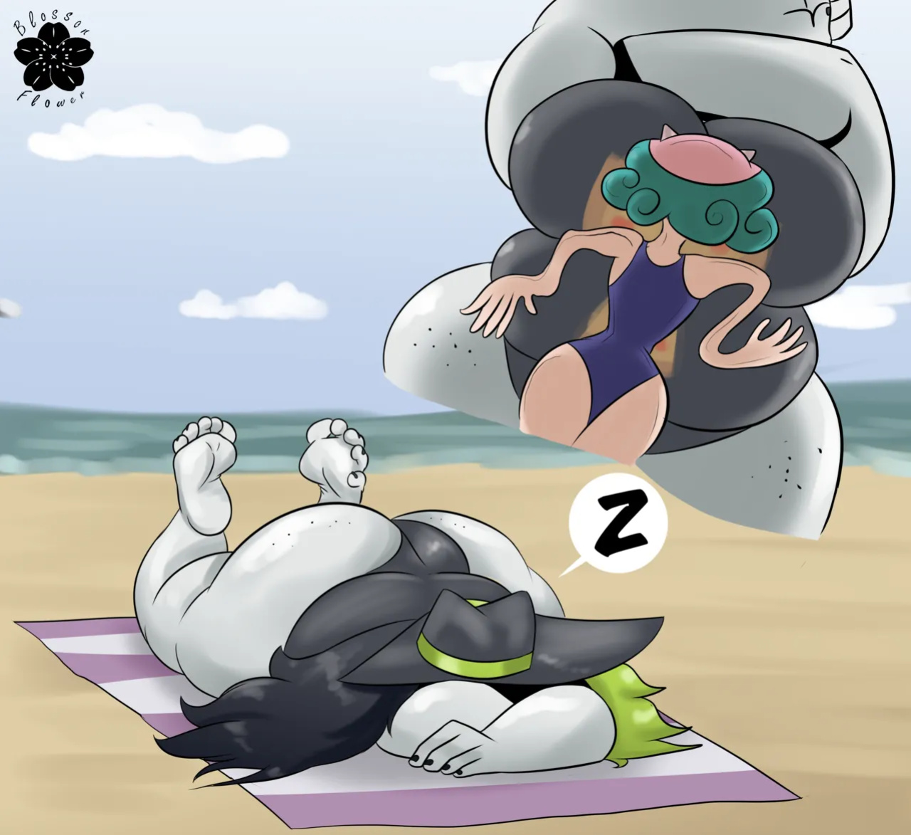 [Blosson Flower] Day at the Beach with Elise