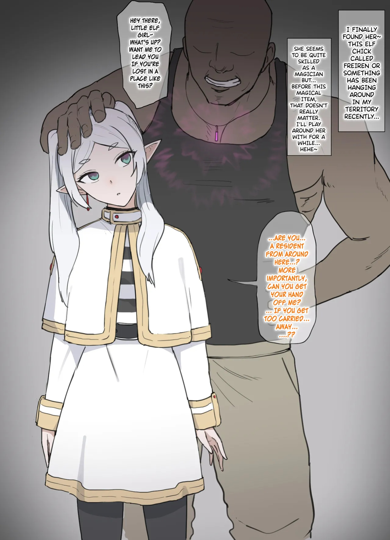 [Giga] Frieren mahō dōgu de shihai sare kairaku ochi (Sousou no Frieren)