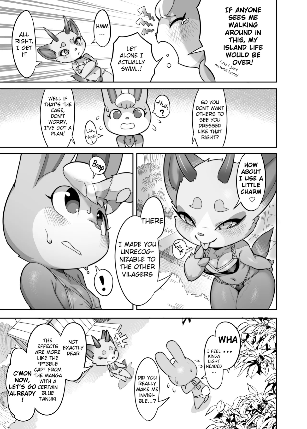 [Tamanokoshi (Tamanosuke)] Speaking about the Beach, Wouldn't You Rather Do It Ouside (Animal Crossing)