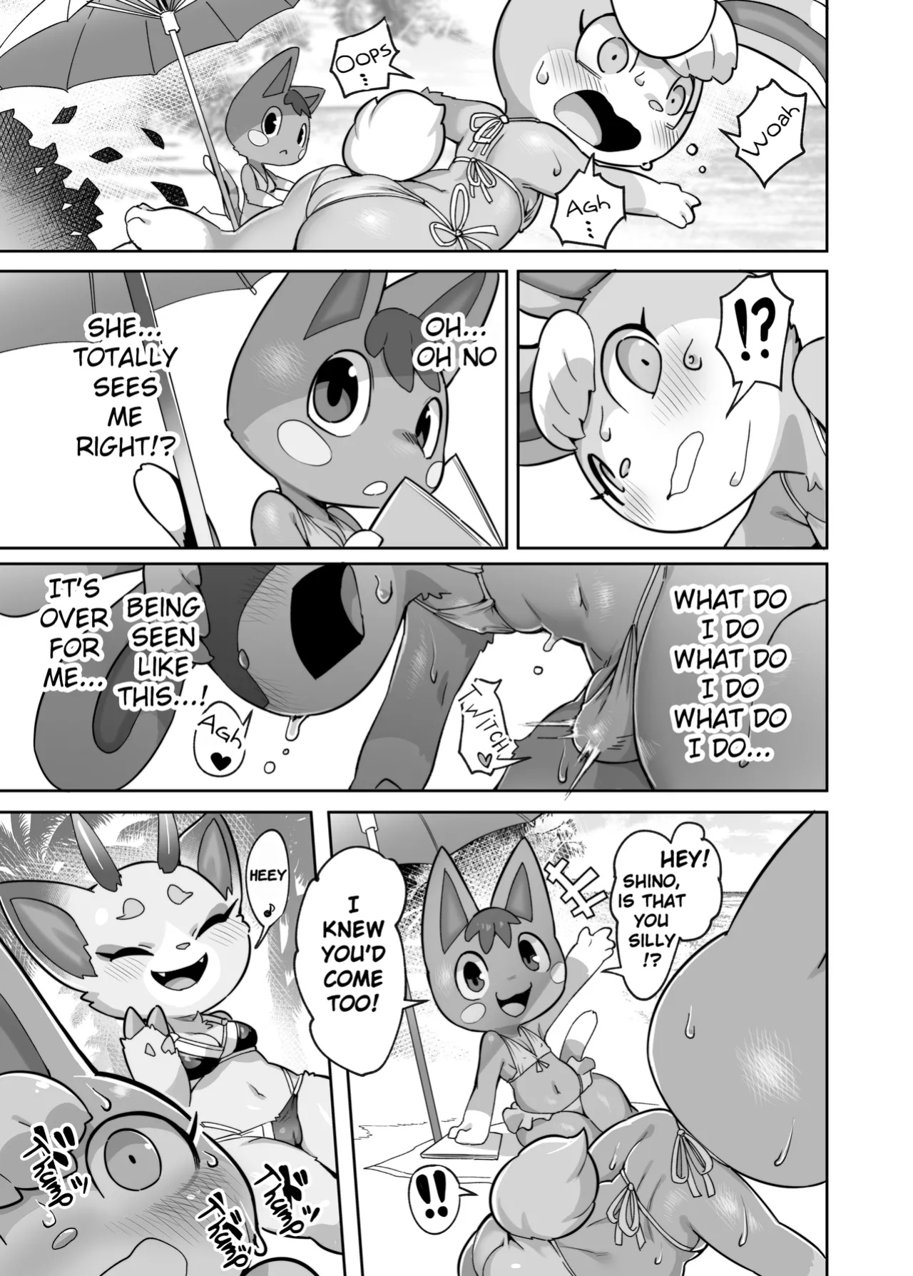 [Tamanokoshi (Tamanosuke)] Speaking about the Beach, Wouldn't You Rather Do It Ouside (Animal Crossing)