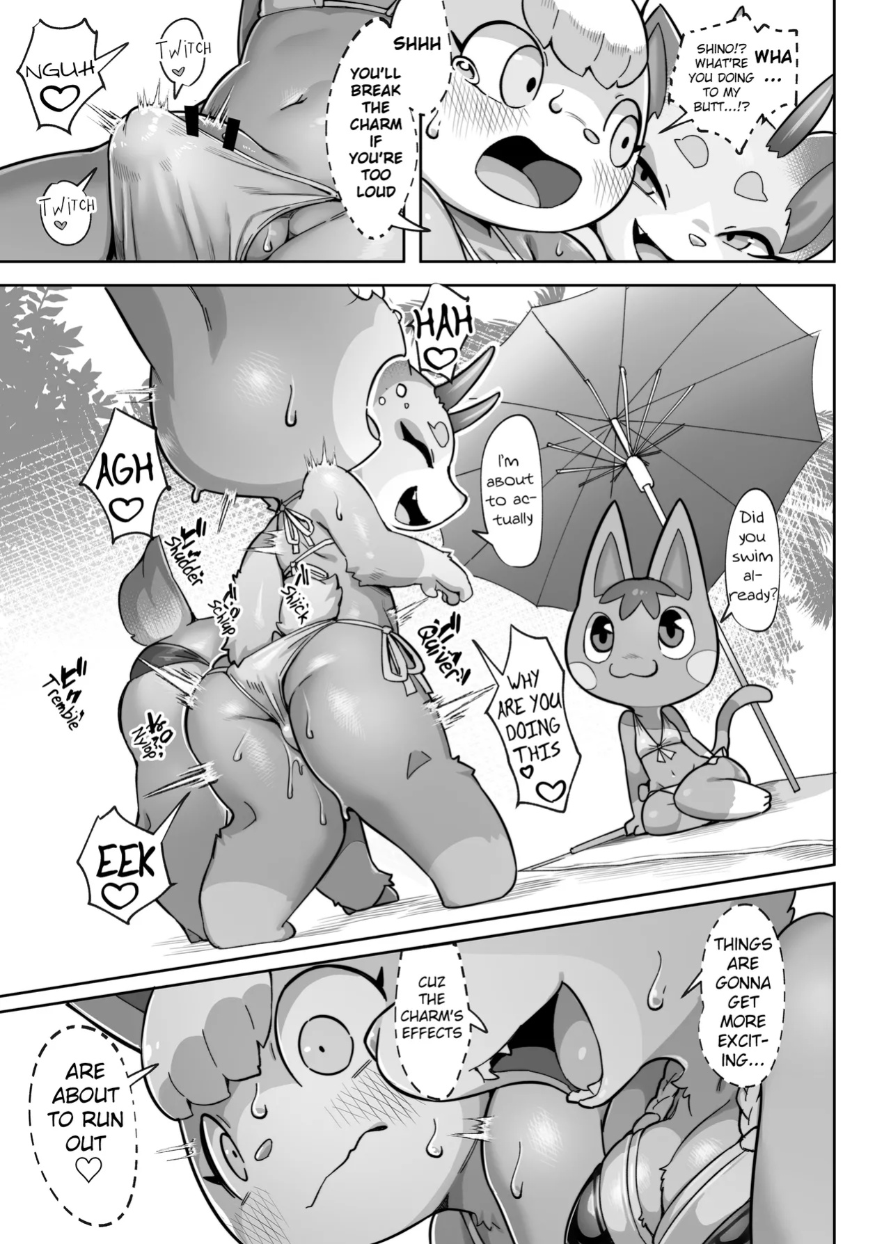 [Tamanokoshi (Tamanosuke)] Speaking about the Beach, Wouldn't You Rather Do It Ouside (Animal Crossing)