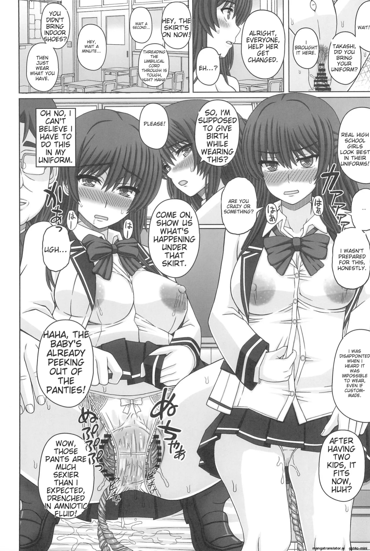 (C102) [Shiawase Kyouwakoku (Shiawase no Katachi)] Iinchou wa Class no Ninshin Pet 4