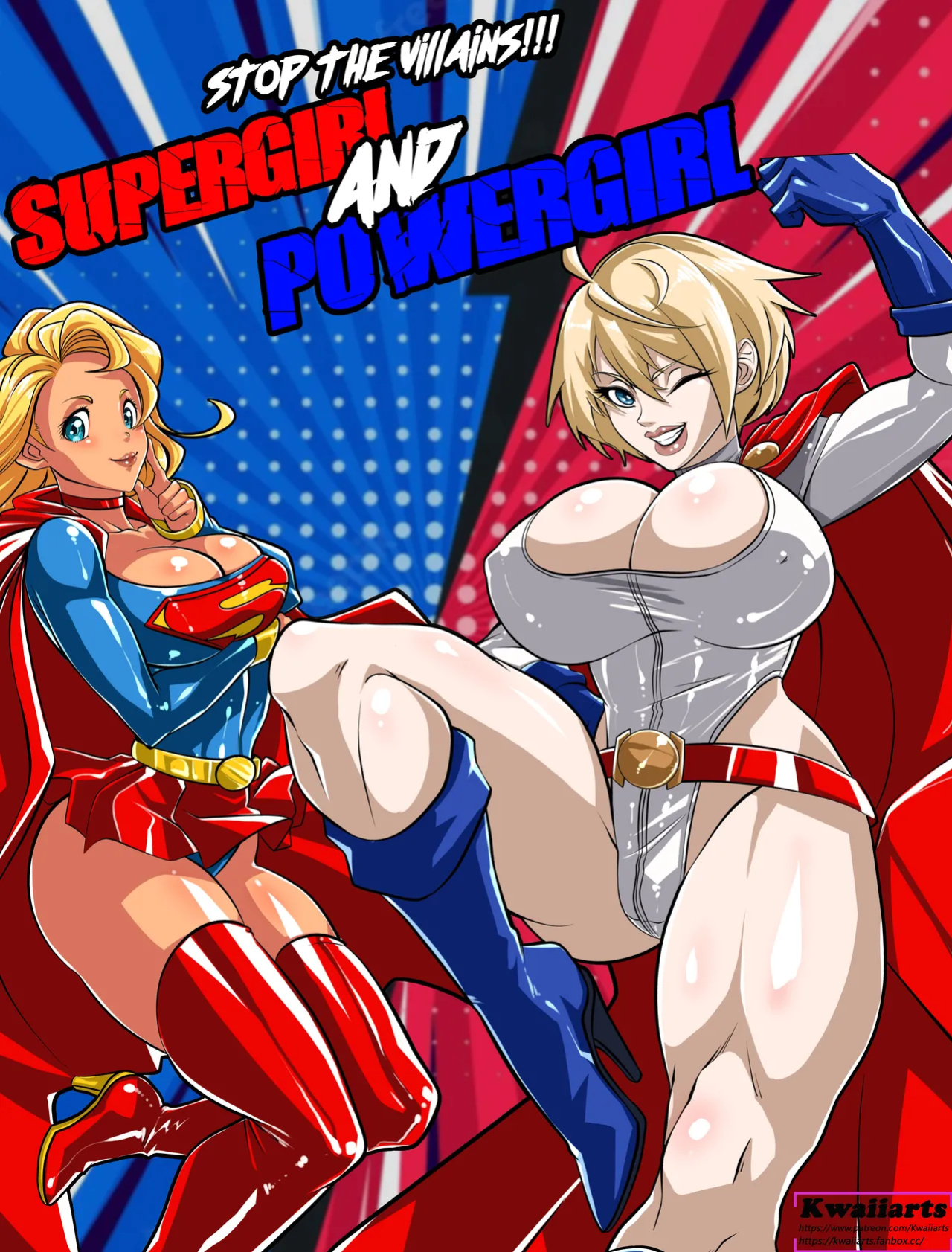 [Kwaiiarts] Supergirl and Powergirl (Superman)
