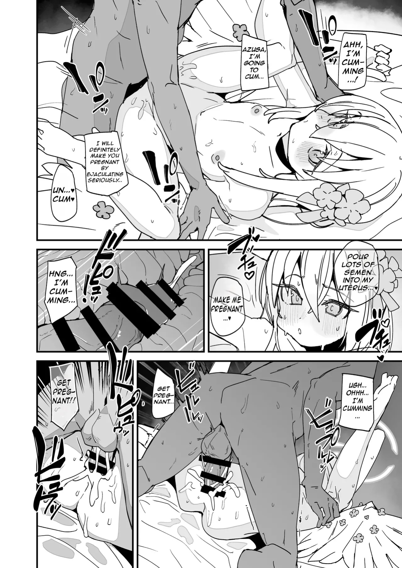 [Rabbit's Foot (maze*)] AZUSA Sukebe Book (Blue Archive) (N.B.C.J.B SCANS)