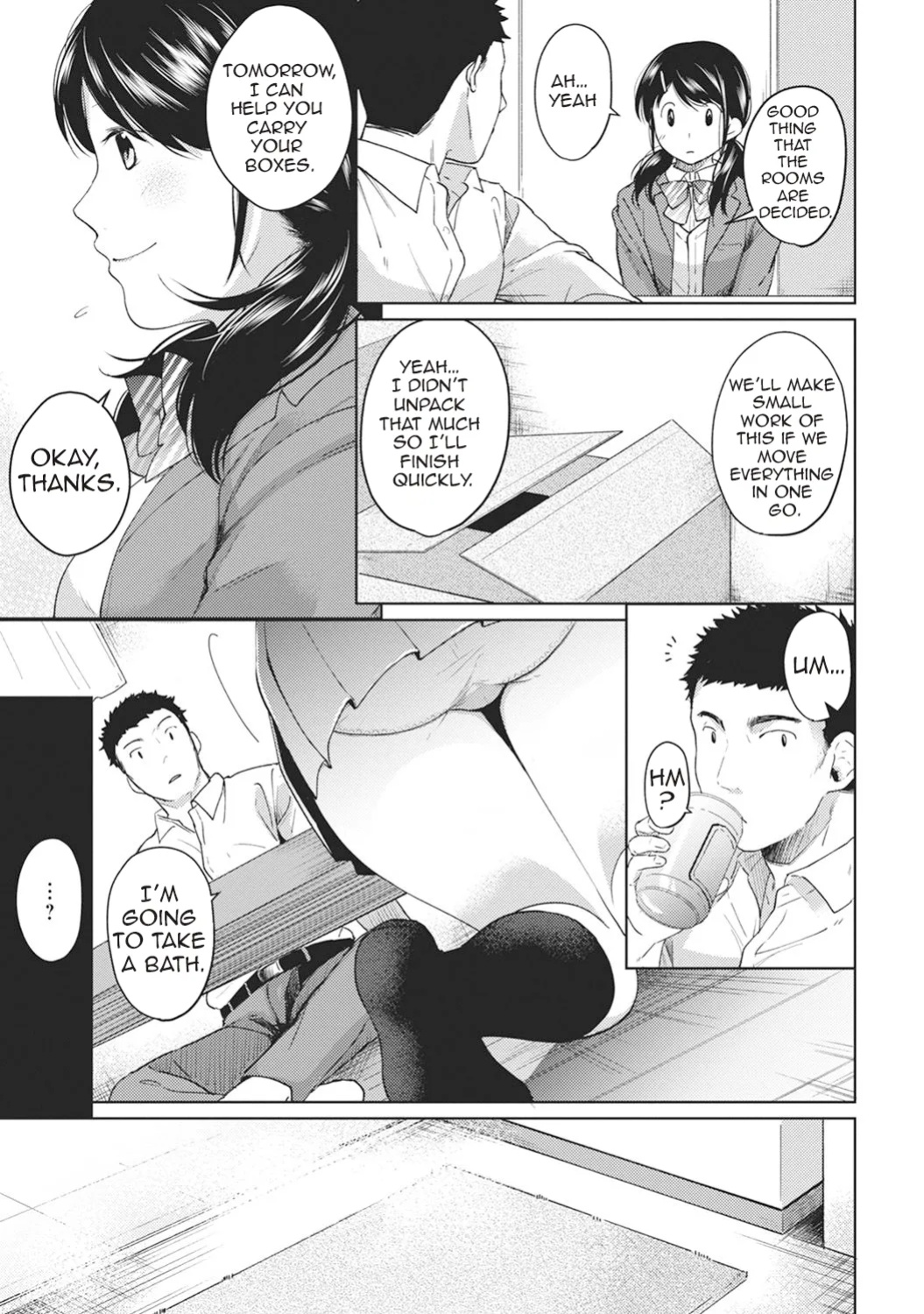 [Fumitsuki Sou] 1LDK+JK Ikinari Doukyo? Mitchaku!? Hatsu Ecchi!!? Ch. 1-52 [Comfy Pillow Scans & 1 2 Translations]