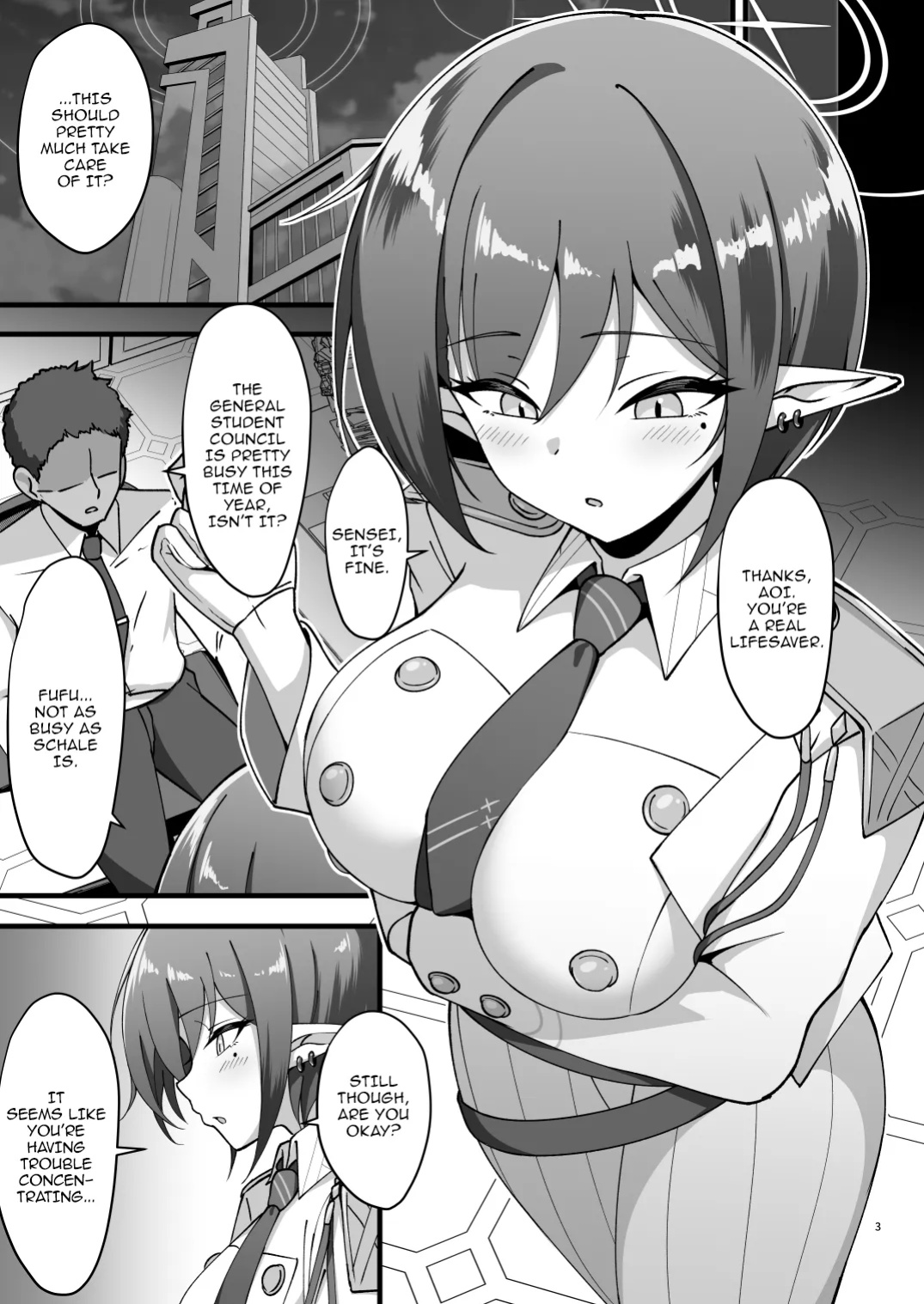 [ZENMAIN (Nejiro)] Aoi to Himitsu no Soukessan / Secret Final Settlement With Aoi (Blue Archive)