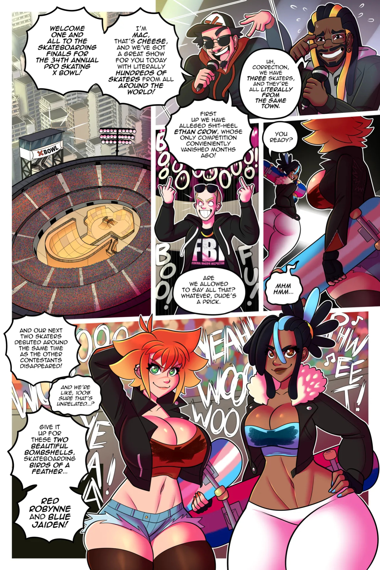 [TheTransformistress] He Was A Skater Girl!
