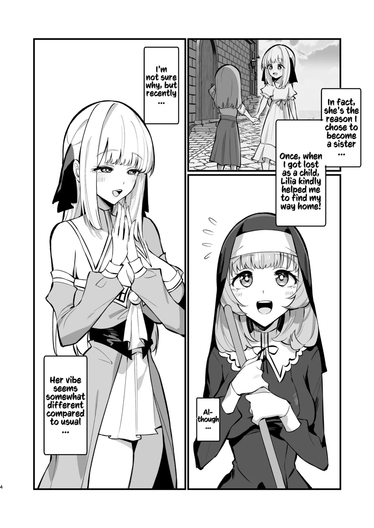 [Unahouse (Unacchi)] Sister Kanzen Haiboku. ~Muchi na Sister ga honnou de Hatsujo Koubi Surumade~｜A Sister's Absolute Defeat Until an Innocent Nun Enters Heat and Indulges in Passionate Mating Sex [Kusanuu]