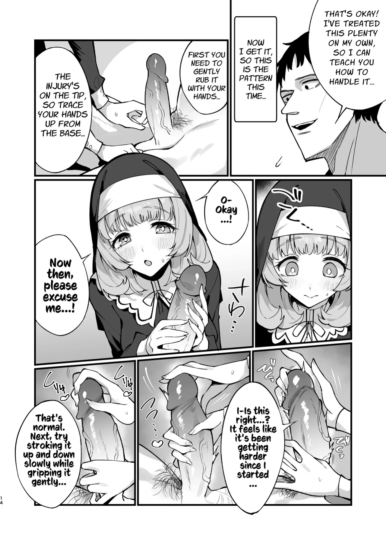 [Unahouse (Unacchi)] Sister Kanzen Haiboku. ~Muchi na Sister ga honnou de Hatsujo Koubi Surumade~｜A Sister's Absolute Defeat Until an Innocent Nun Enters Heat and Indulges in Passionate Mating Sex [Kusanuu]