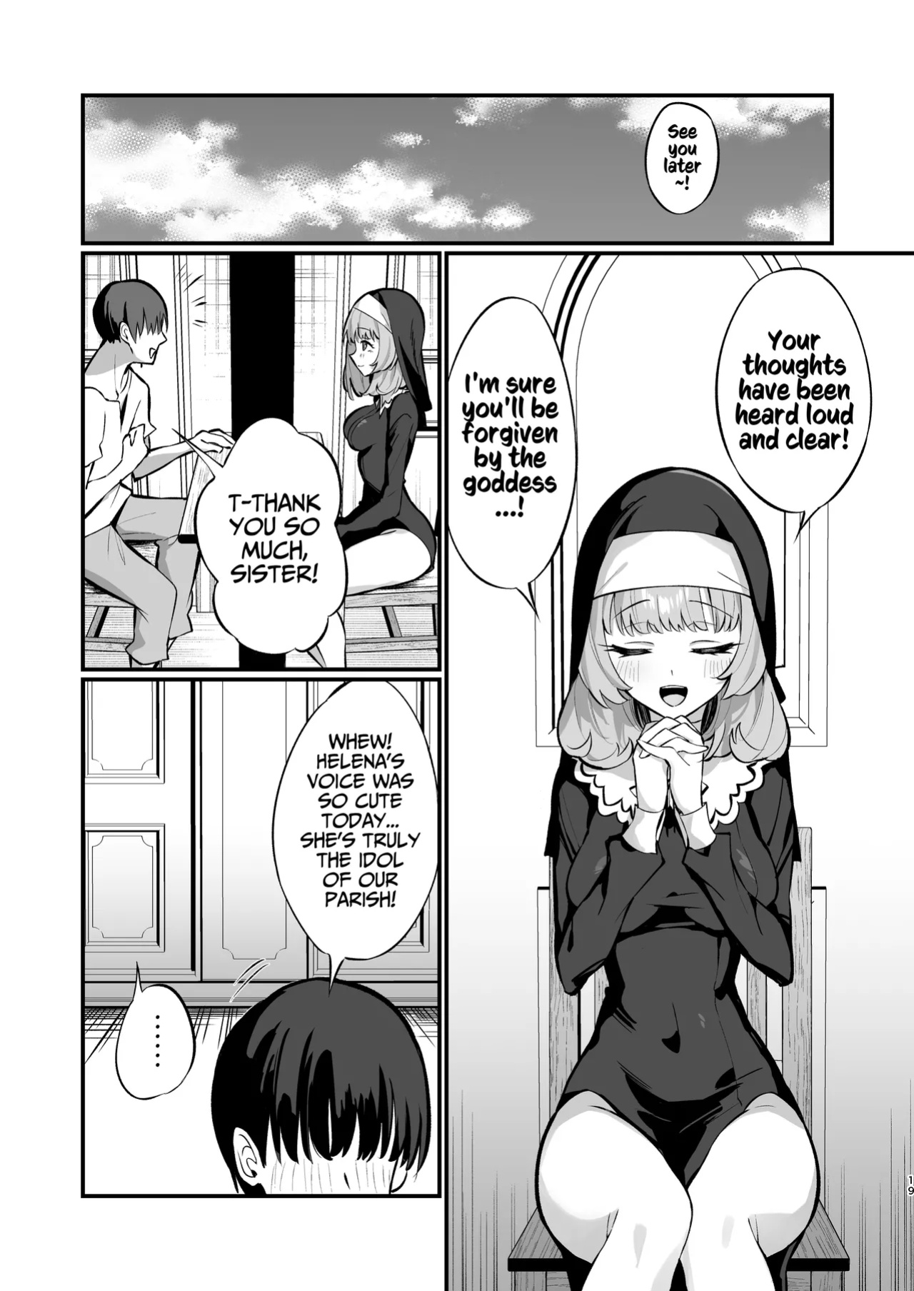 [Unahouse (Unacchi)] Sister Kanzen Haiboku. ~Muchi na Sister ga honnou de Hatsujo Koubi Surumade~｜A Sister's Absolute Defeat Until an Innocent Nun Enters Heat and Indulges in Passionate Mating Sex [Kusanuu]