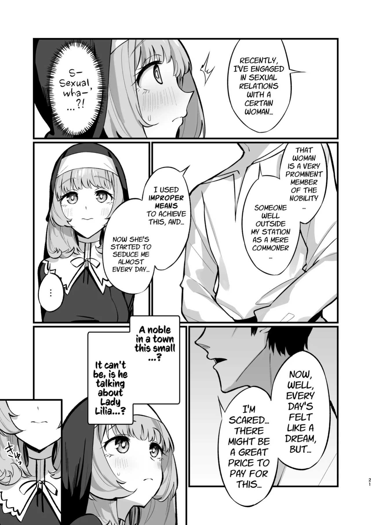 [Unahouse (Unacchi)] Sister Kanzen Haiboku. ~Muchi na Sister ga honnou de Hatsujo Koubi Surumade~｜A Sister's Absolute Defeat Until an Innocent Nun Enters Heat and Indulges in Passionate Mating Sex [Kusanuu]