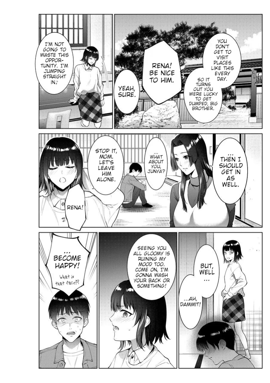 [Natsu no Oyatsu] Ryokan de Oyakodon | Sex with Mother and Sister at a Ryokan [Poranya]