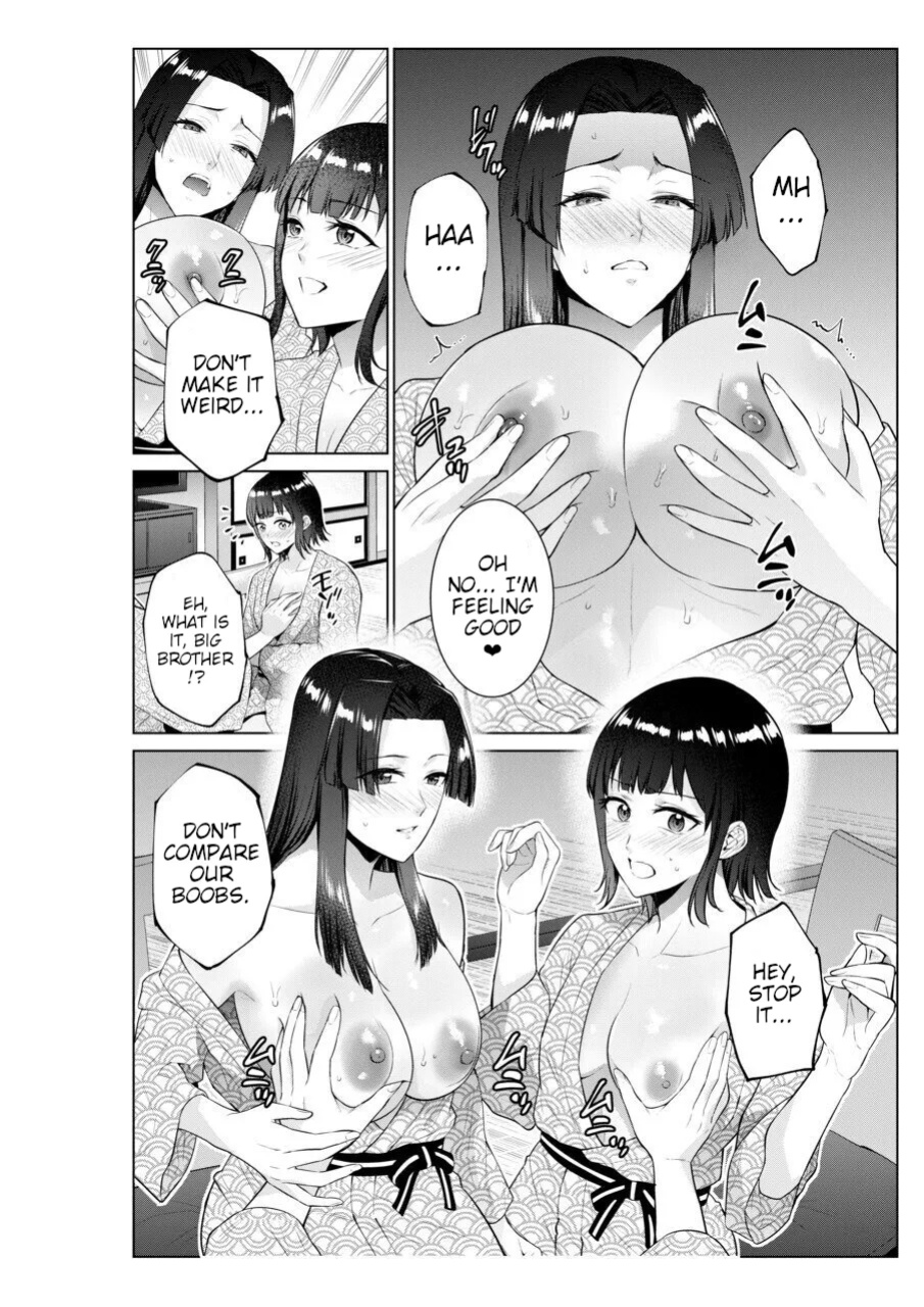 [Natsu no Oyatsu] Ryokan de Oyakodon | Sex with Mother and Sister at a Ryokan [Poranya]