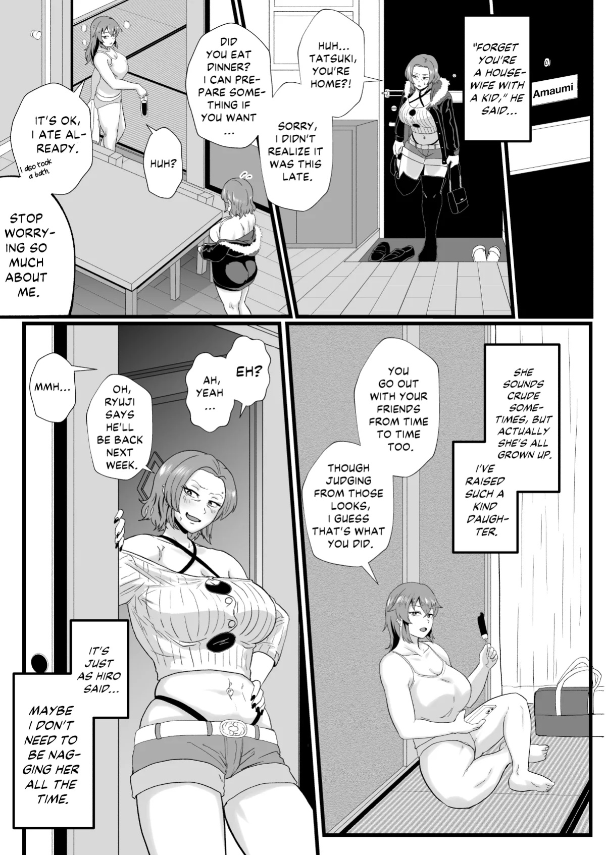[Hotel Shikinseki (Protohotel)] "Konnan Uwaki ni Naru Wake Naishi" Yanmama Amami Himeko wa Saiminchuu! | “Of course this doesn’t bother me” Delinquent Mom Himeko Amaumi Is Being Hypnotized! [Kinsei Translations]