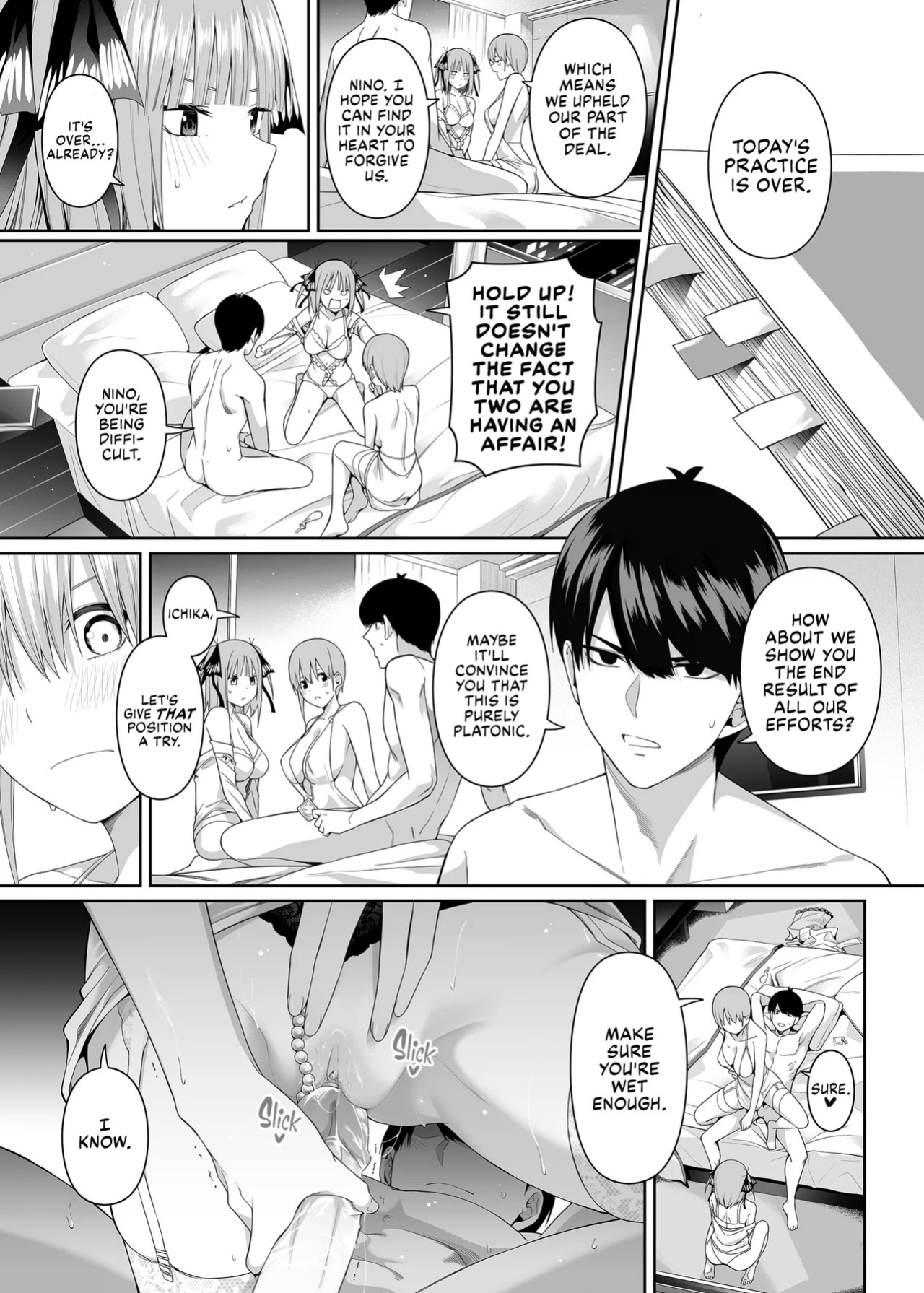 [Bad Mushrooms (Chicke III, 4why)] 1/5 no Renai Kanjou | A Fifth of Romance (Gotoubun no Hanayome) [Fap It Scans]