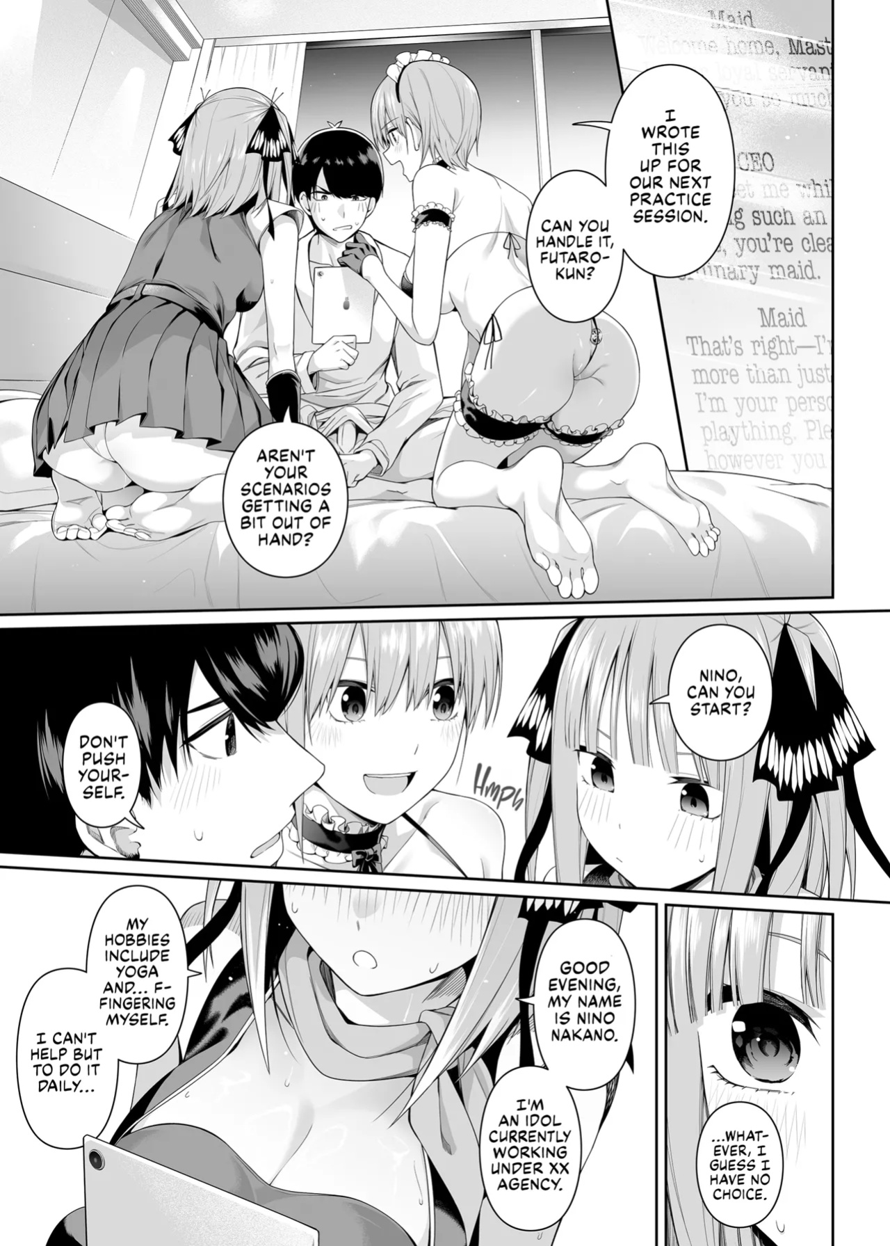 [Bad Mushrooms (Chicke III, 4why)] 1/5 no Renai Kanjou | A Fifth of Romance (Gotoubun no Hanayome) [Fap It Scans]