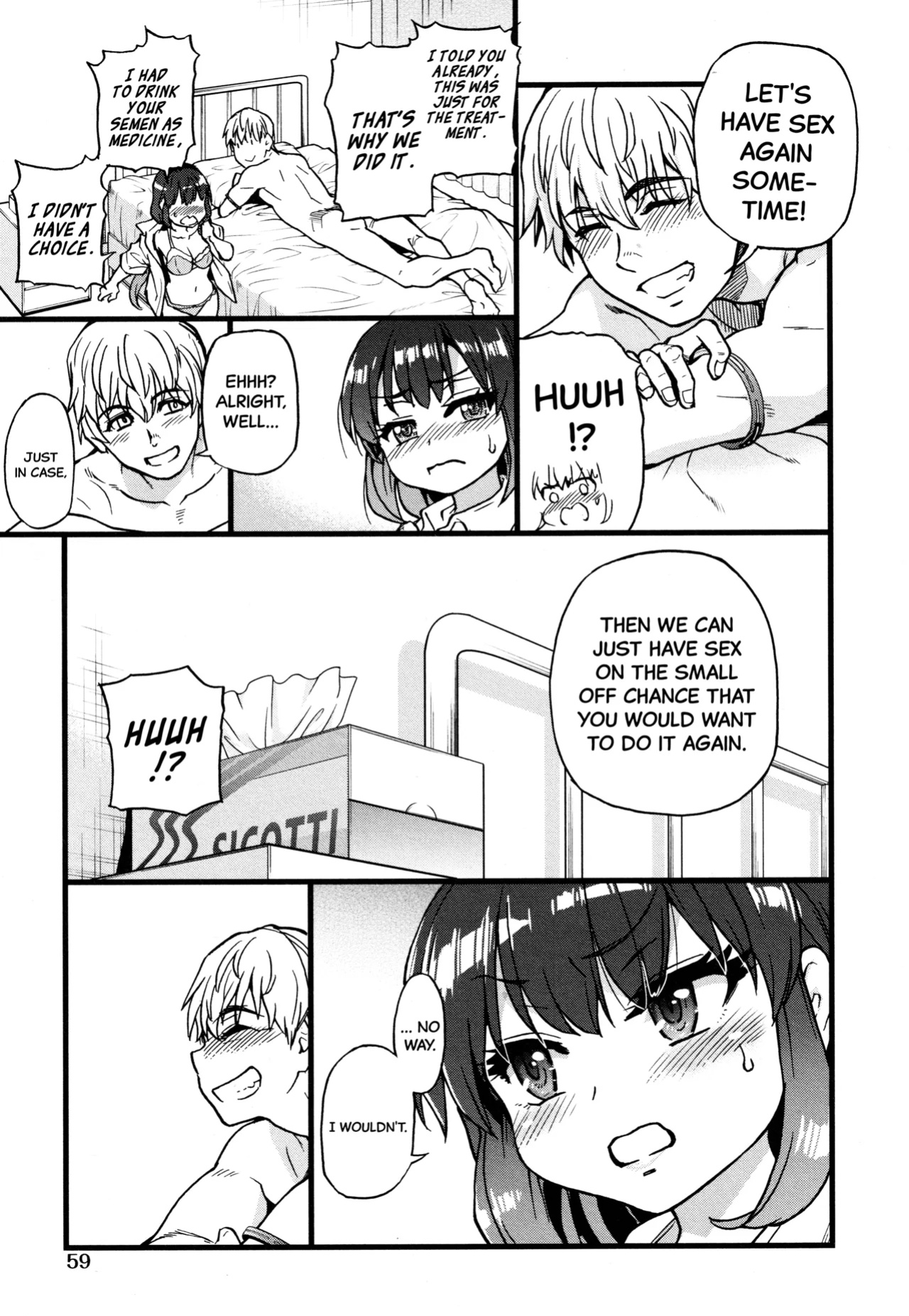 Koko Kara Saki wa Sex Desu!! (Boku no Seieki de Honpuku Kaiyu!!) Ch. 1-10
