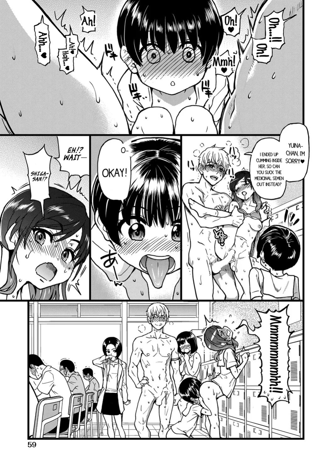 Koko Kara Saki wa Sex Desu!! (Boku no Seieki de Honpuku Kaiyu!!) Ch. 1-10