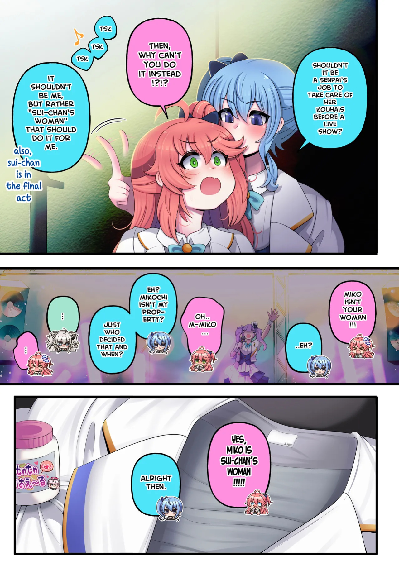 [Minominiya (Minomini)] Futashishi x Mikosui ~Rendezvous With A Diva Edition~ (Hololive) [Rabu&Desu translations]