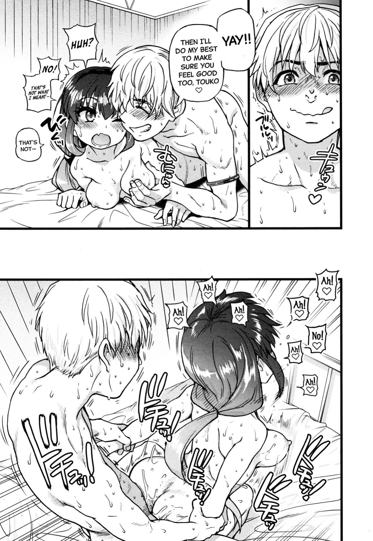 [Shiwasu no Okina] Koko Kara Saki wa Sex Desu!! (Boku no Seieki de Honpuku Kaiyu!!) Ch. 1-10
