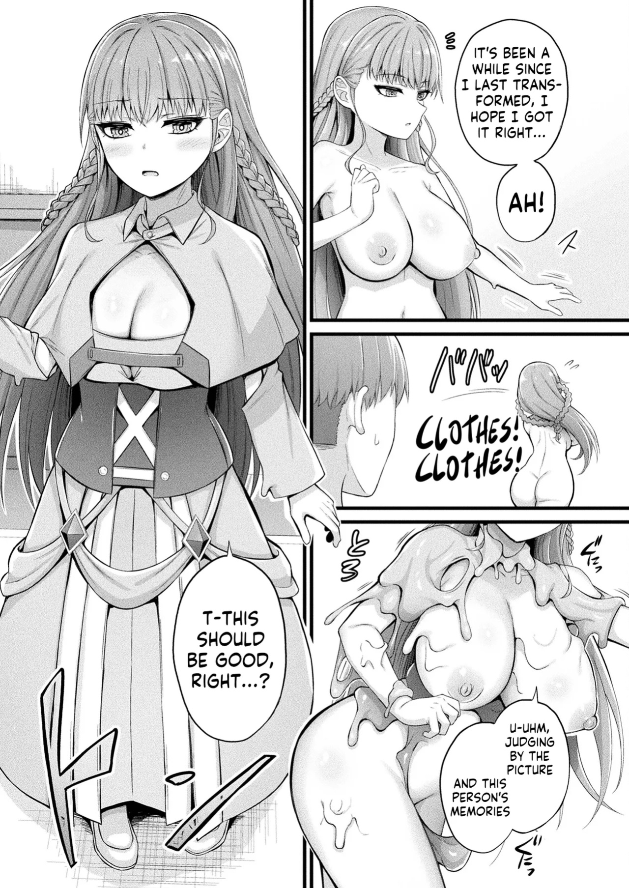 [COMIC Unreal 2025-04 Vol. 114 (Naitou Kirara)] Slime Ko Meruru no Ecchi na Oshigoto Chapter 1 [Kappasa]
