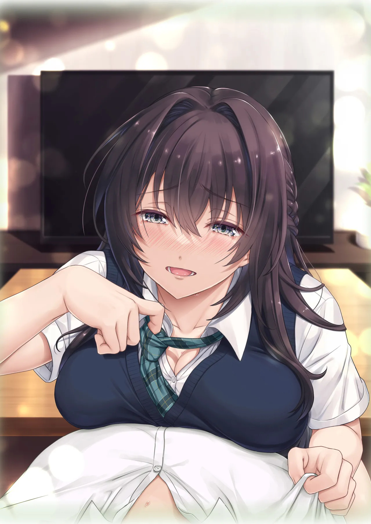 [Airy Socks (Mafuyu HEMP)] Musume no Class no Iinchou wa Papa ga Hoshii Rashii｜The Class President of My Daughter's Class Wants a Dad [Nishimaru]