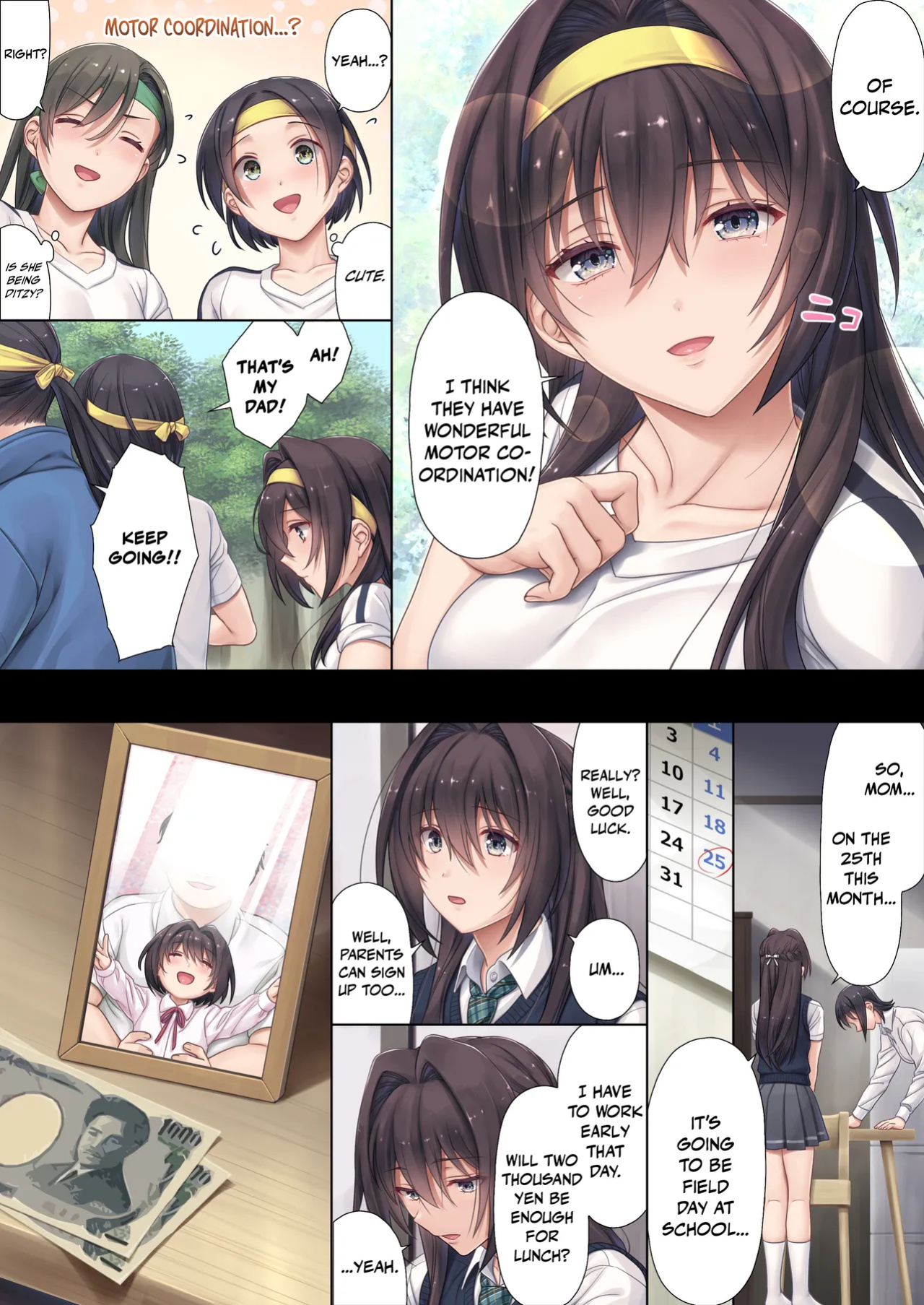 [Airy Socks (Mafuyu HEMP)] Musume no Class no Iinchou wa Papa ga Hoshii Rashii｜The Class President of My Daughter's Class Wants a Dad [Nishimaru]