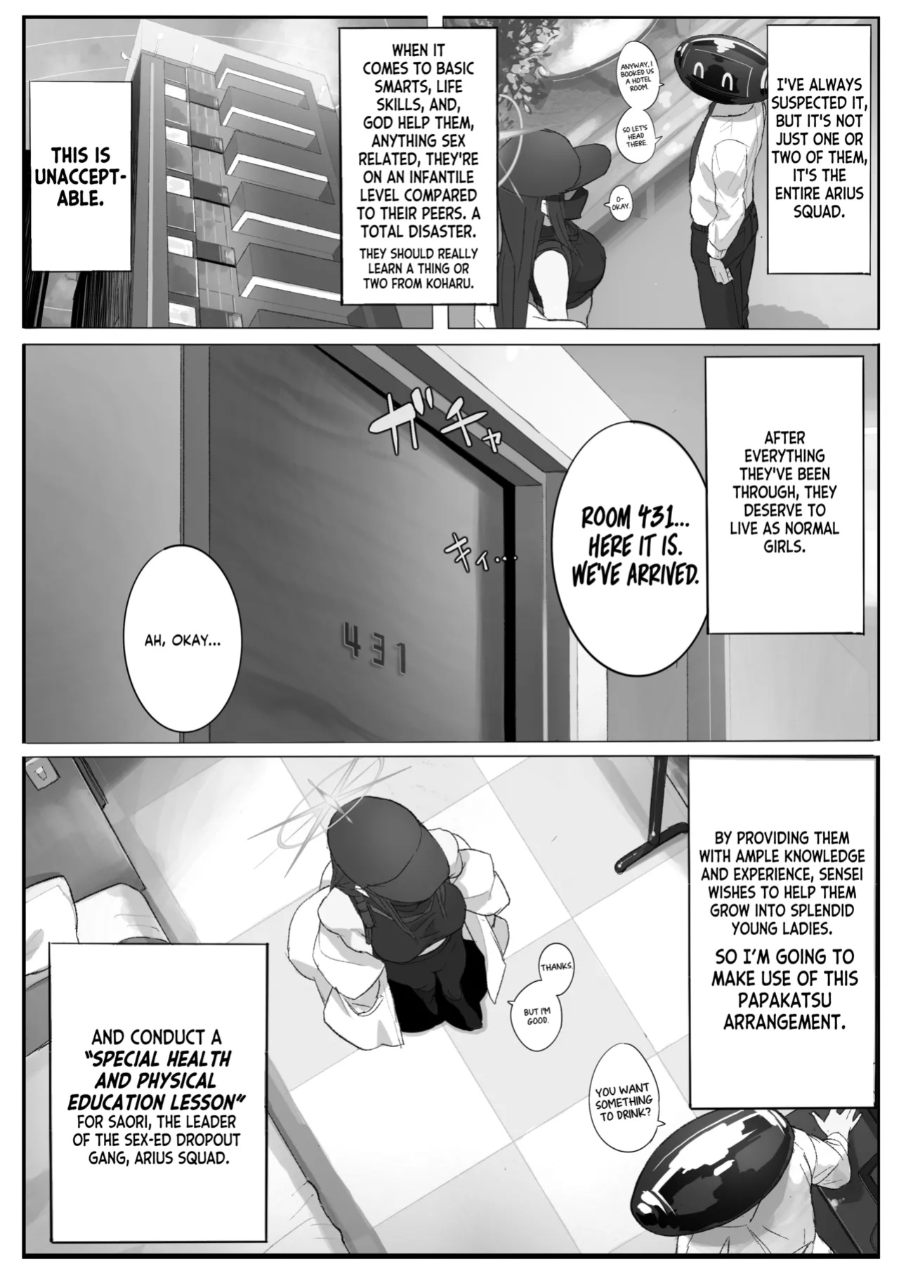 [con-patch (Majiru)] Kivotos Sexology I (Blue Archive) [Tea Party Scans]
