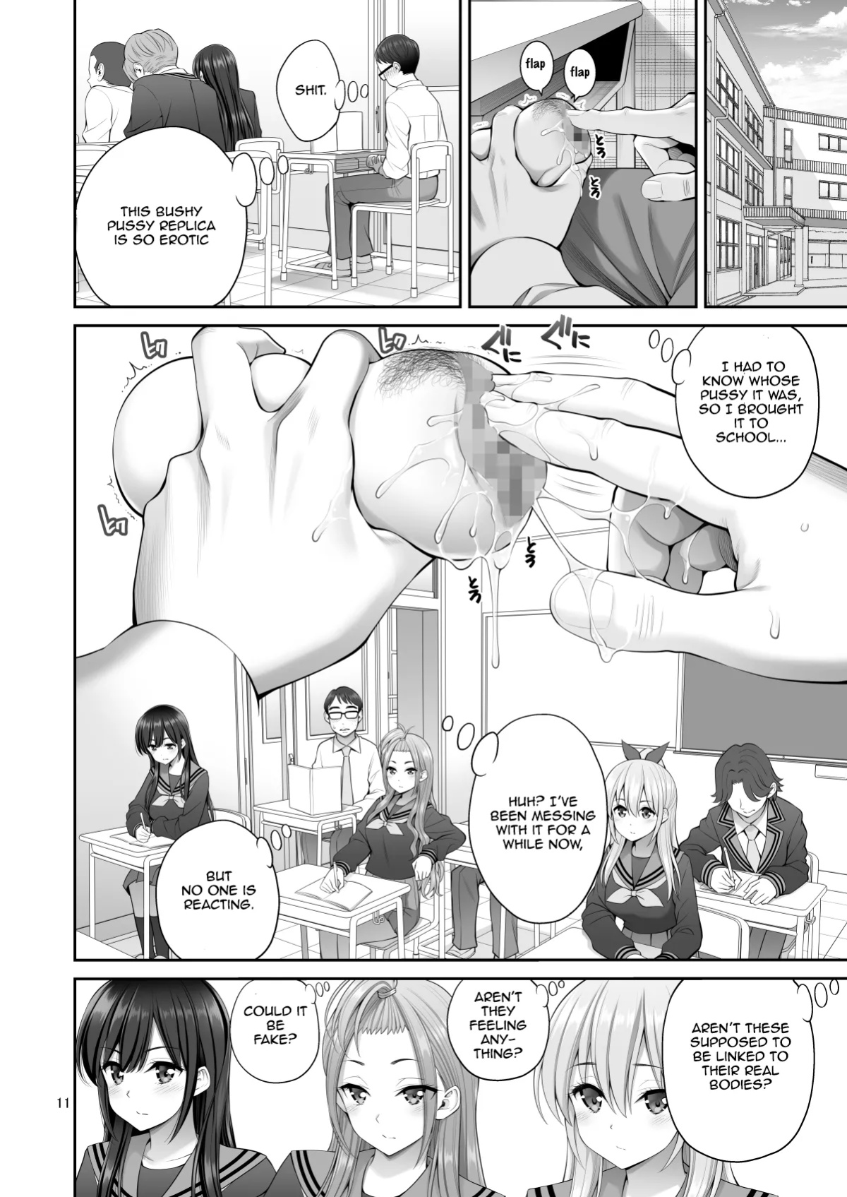 [Popochichi (Yahiro Pochi)] Fukusei Manko 2~ Majime na Manko Hen~ | Replica Pussy 2 ~The Straight-Laced Pussy Edition~ [Aishi21]