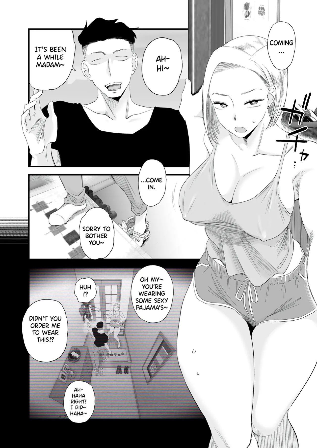 [Haitoku Sensei] Tsuma ni Mosaic ~Aisuru Tsuma no NTR Douga ni Mosaic Shori Saserareru Ore~ [CarlJPTL]