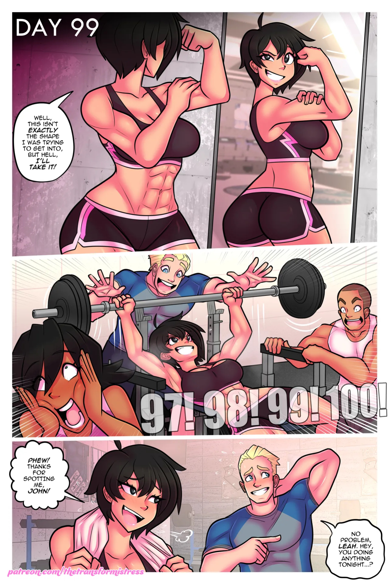 [TheTransformistress] Gym Goals, Girl