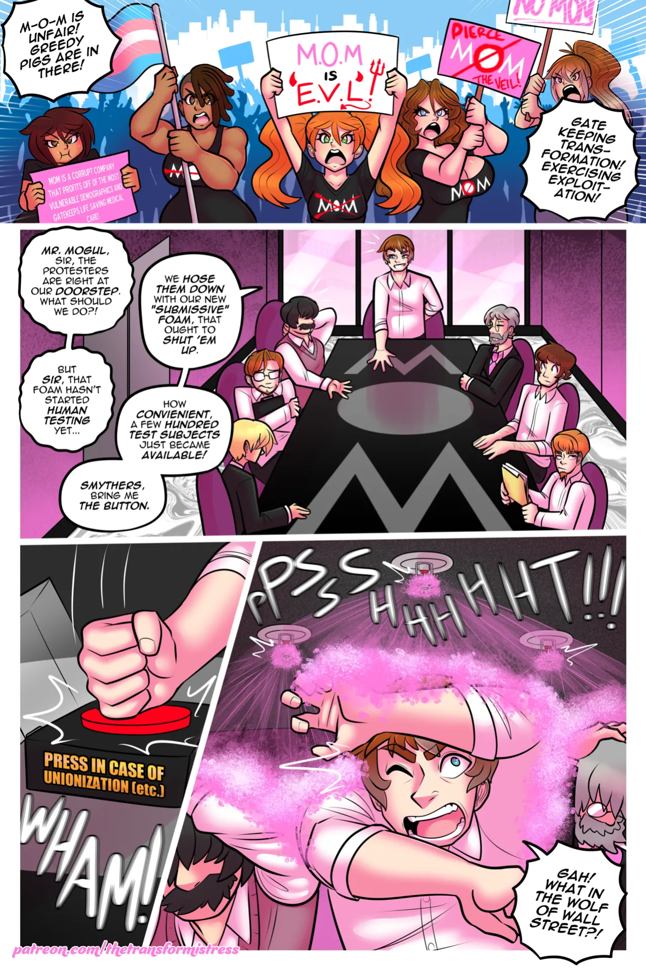 [TheTransformistress] March Against M.O.M.!