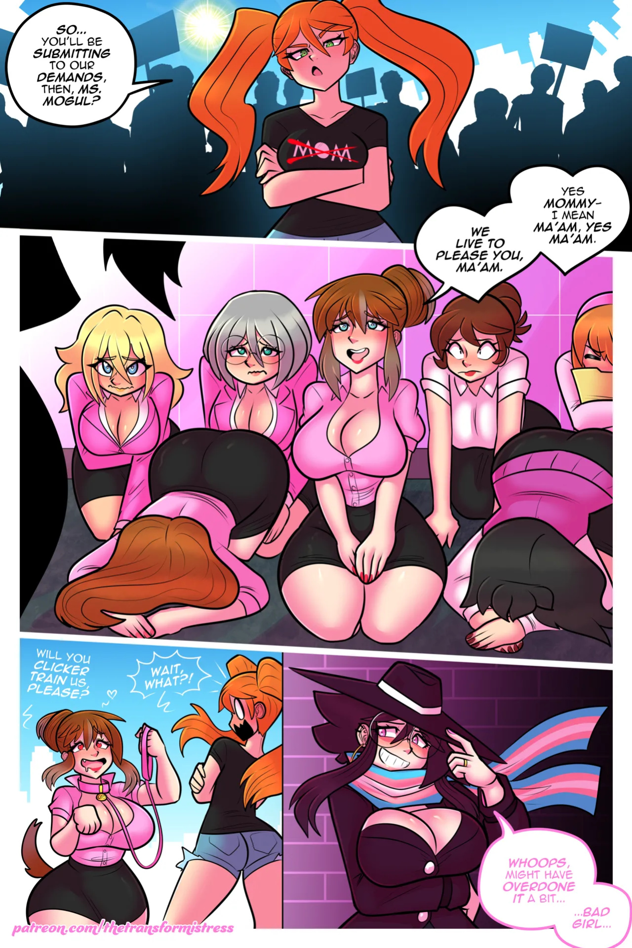 [TheTransformistress] March Against M.O.M.!