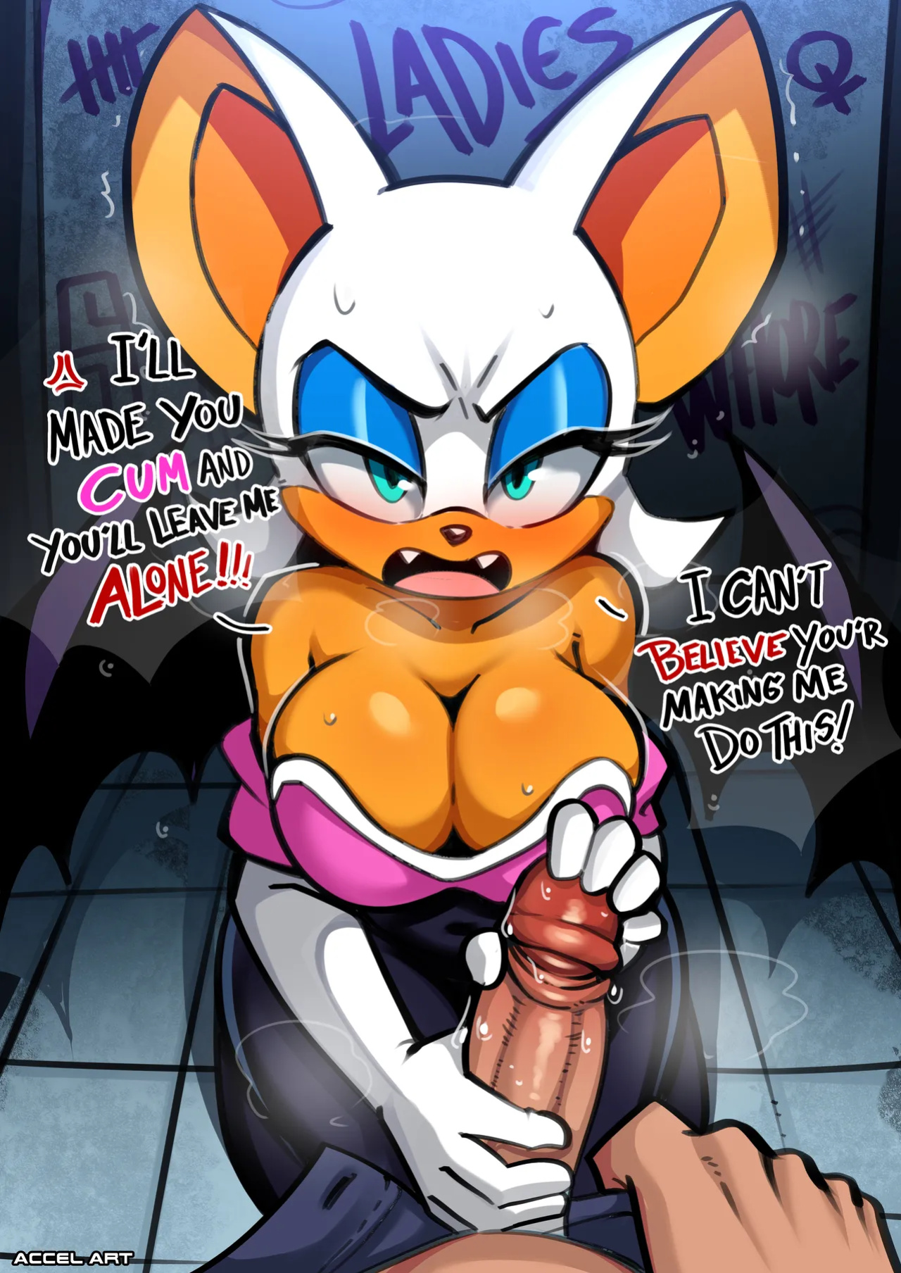 [Accel Art] Rouge The Bat (english)