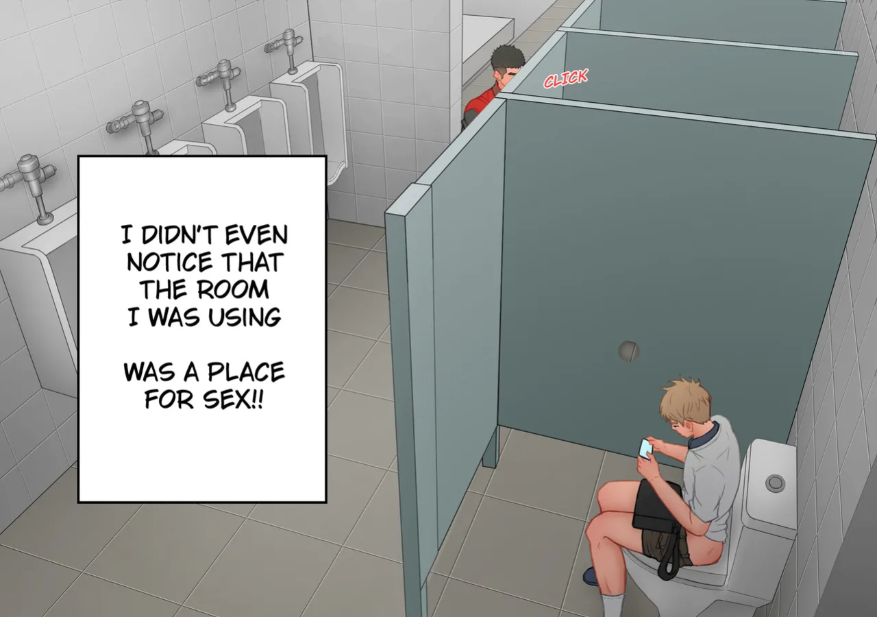 [Uoojun][Yaoi Short Comics][Public Toilet]
