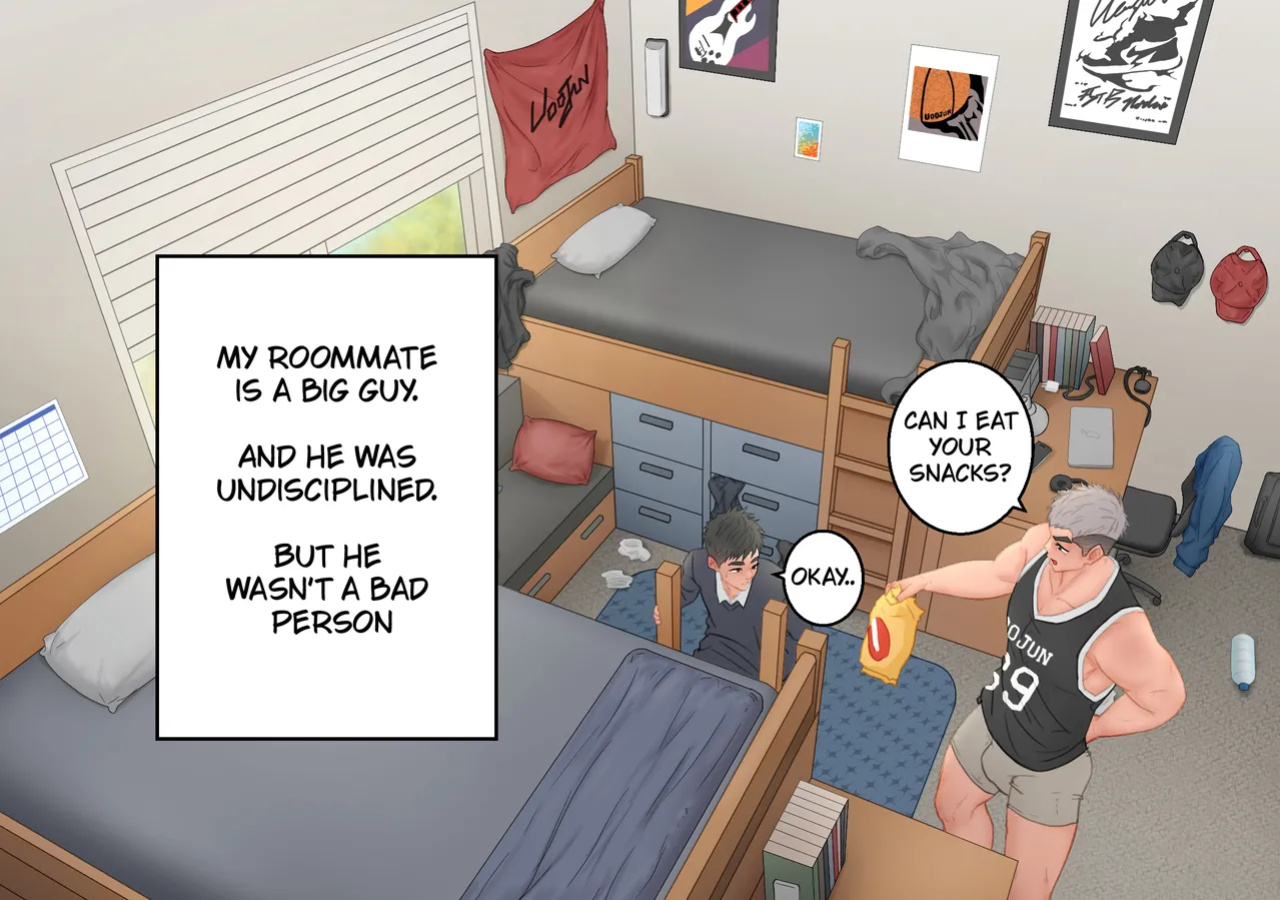 [Uoojun][Yaoi Short Comics][My Roommate]
