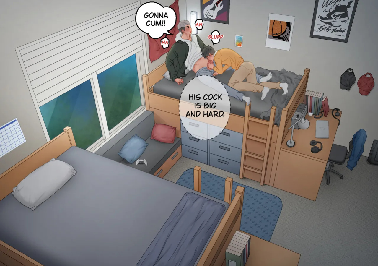 [Uoojun][Yaoi Short Comics][My Roommate]