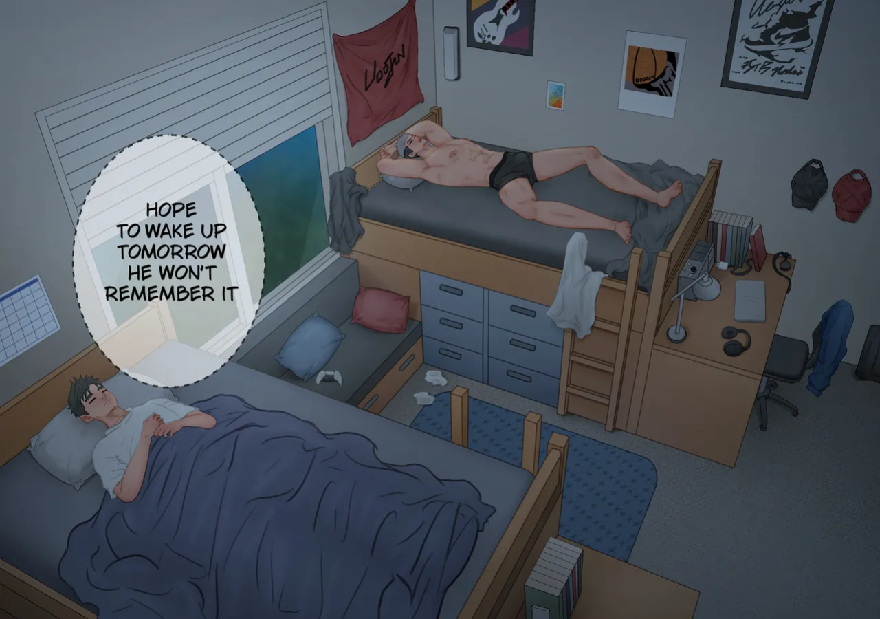 [Uoojun][Yaoi Short Comics][My Roommate]