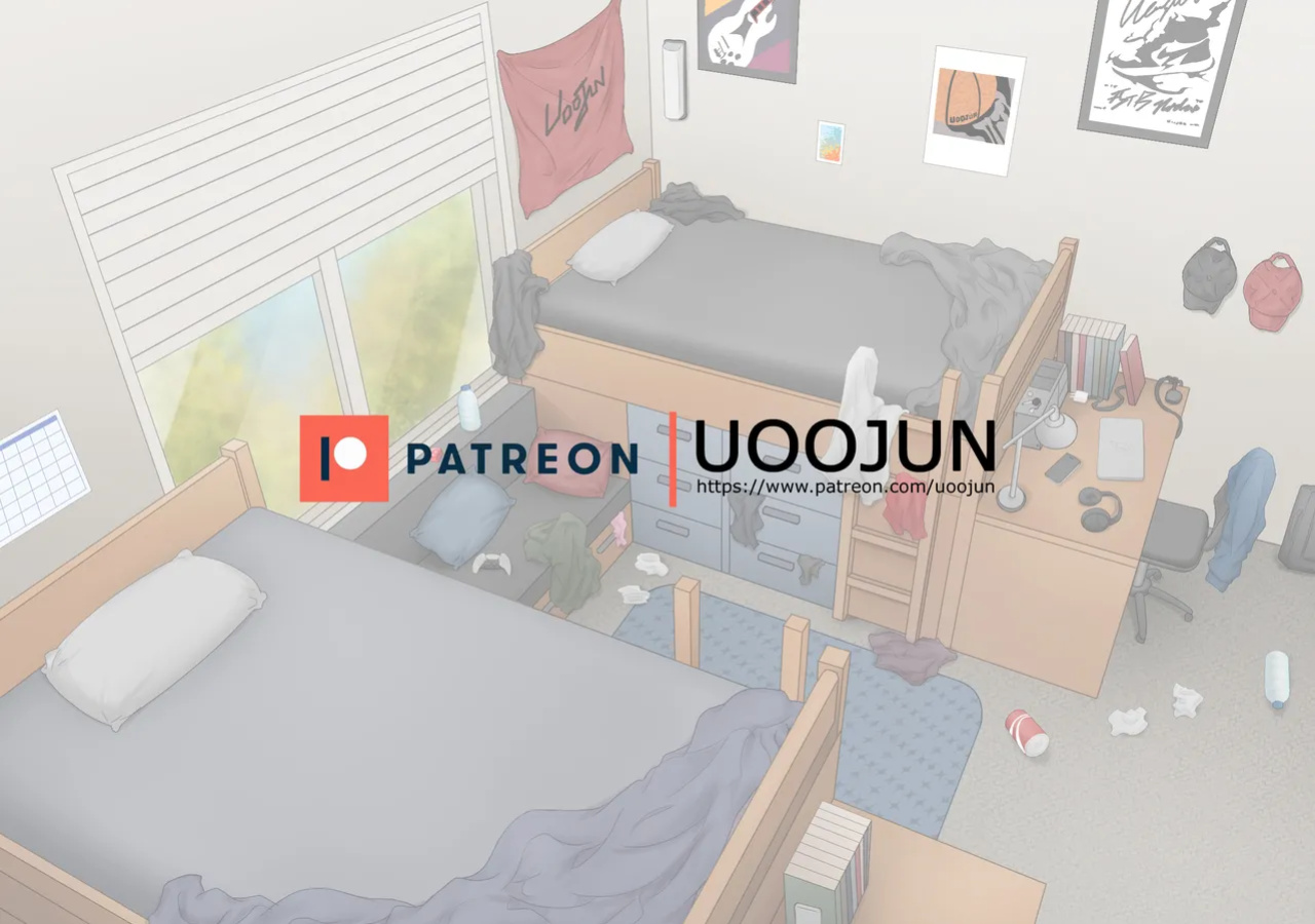 [Uoojun][Yaoi Short Comics][My Roommate]