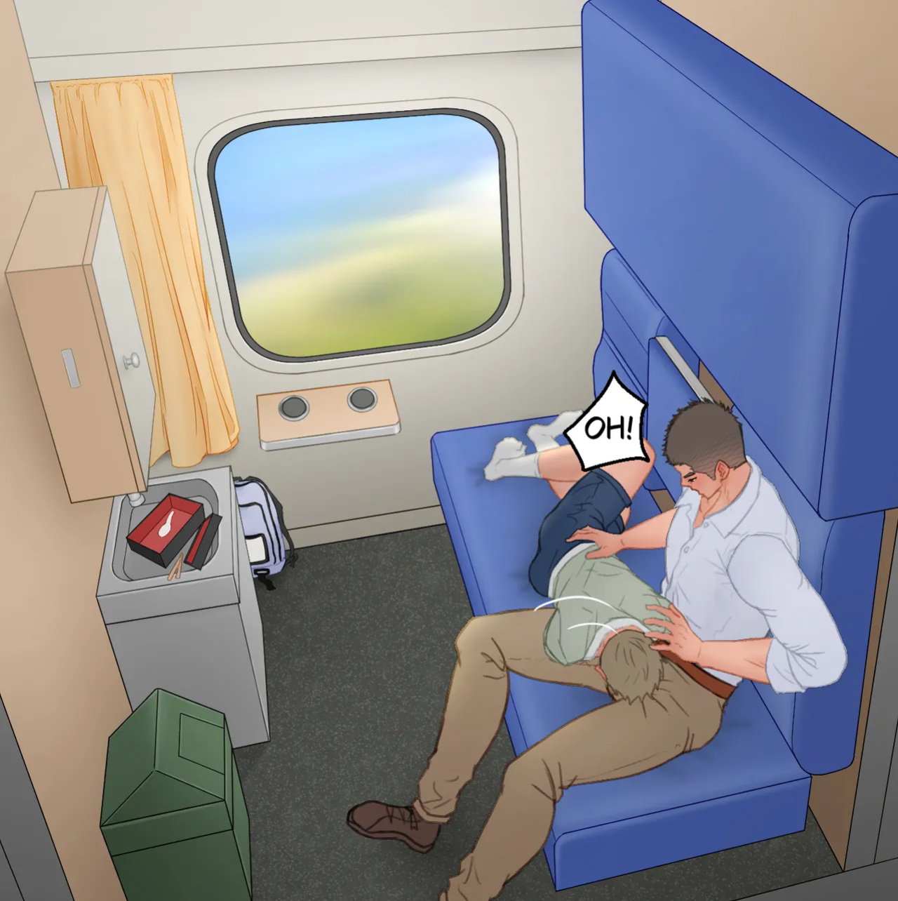 [Uoojun][Yaoi Short Comics][Sleeper train]
