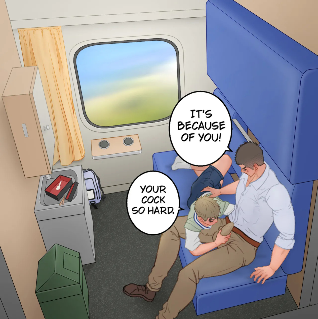 [Uoojun][Yaoi Short Comics][Sleeper train]